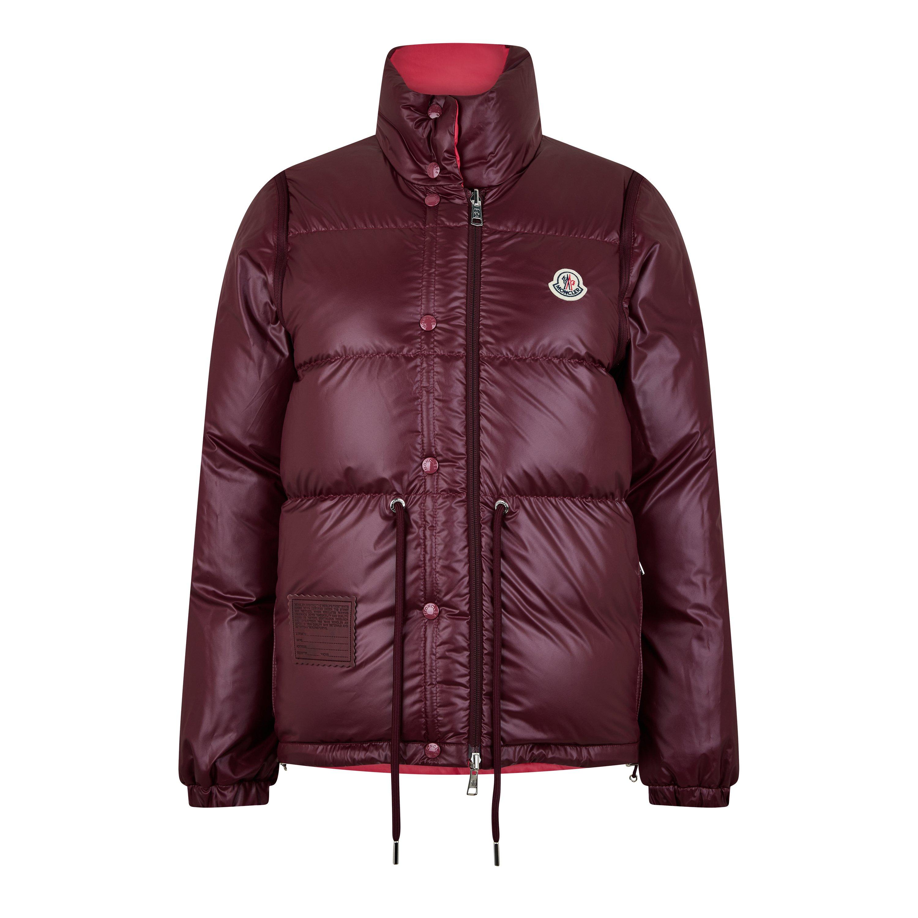 Pink 557 - Moncler - Women's Verone Reversible Down Short Puffer Jacket - 8