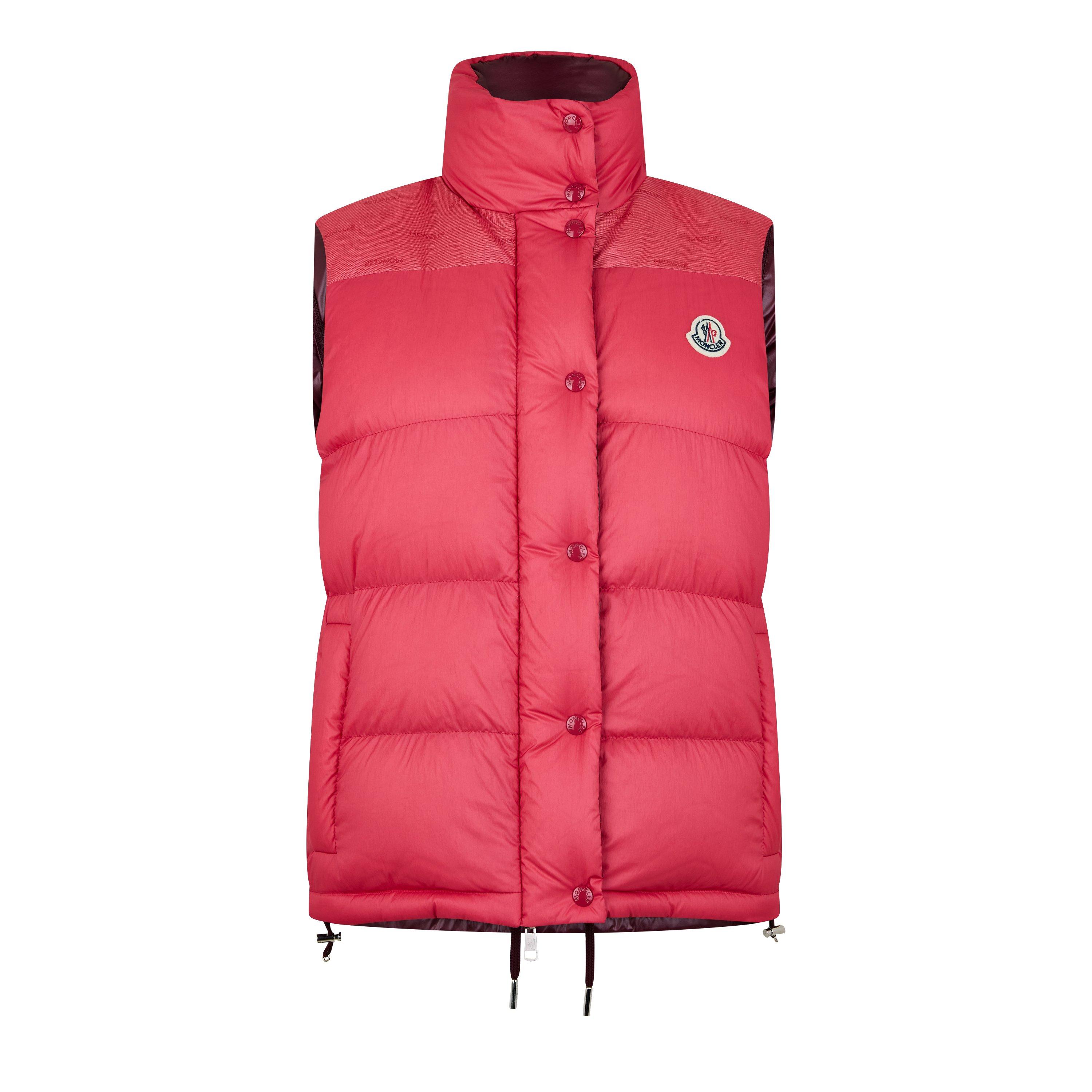 Pink 557 - Moncler - Women's Verone Reversible Down Short Puffer Jacket - 10