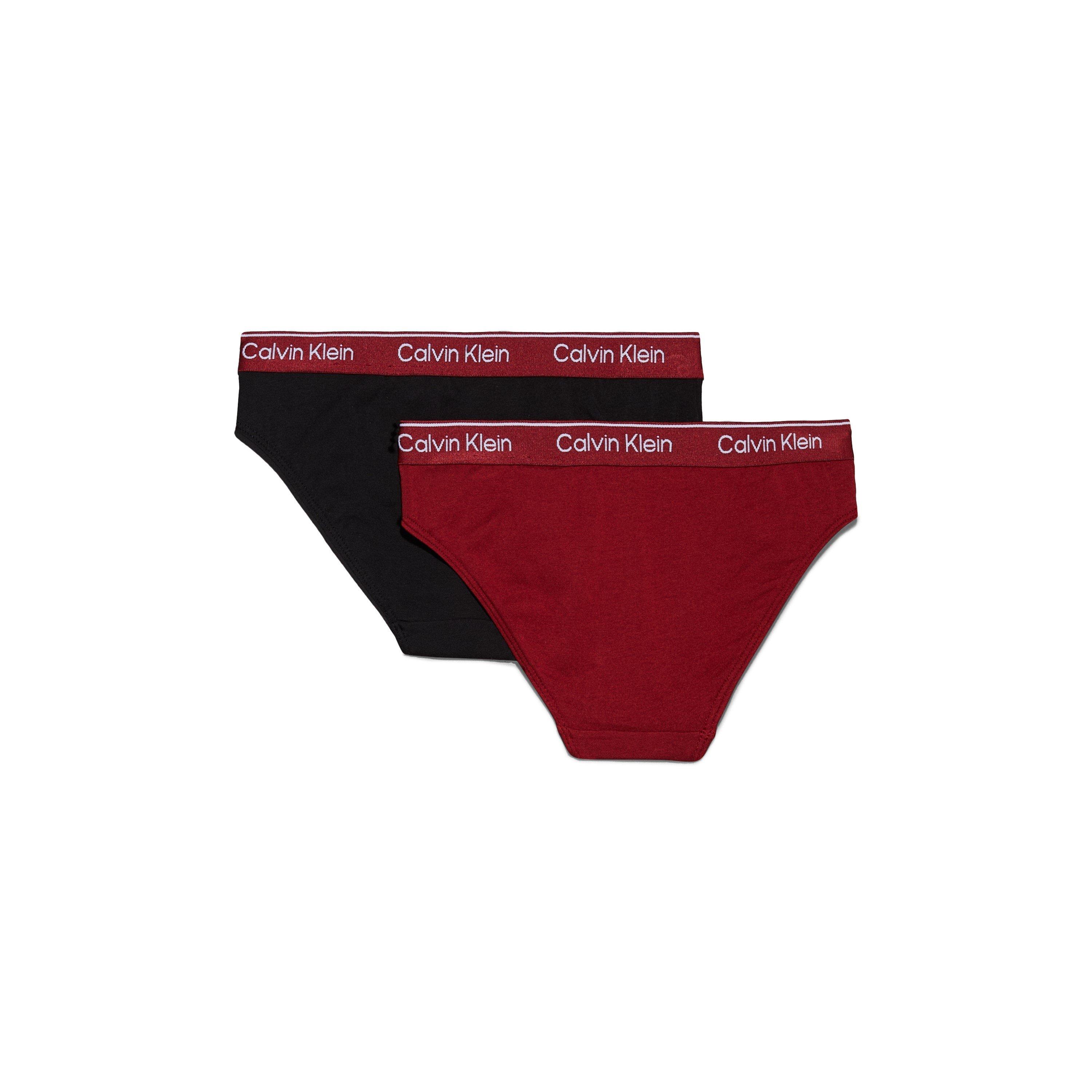 Multi 0WE - Calvin Klein - Two Pack Hipster Bikini Briefs Junior - 2