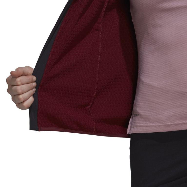 Rouge Ombre - adidas - Schwarzes Langarm-T-Shirt von - 9