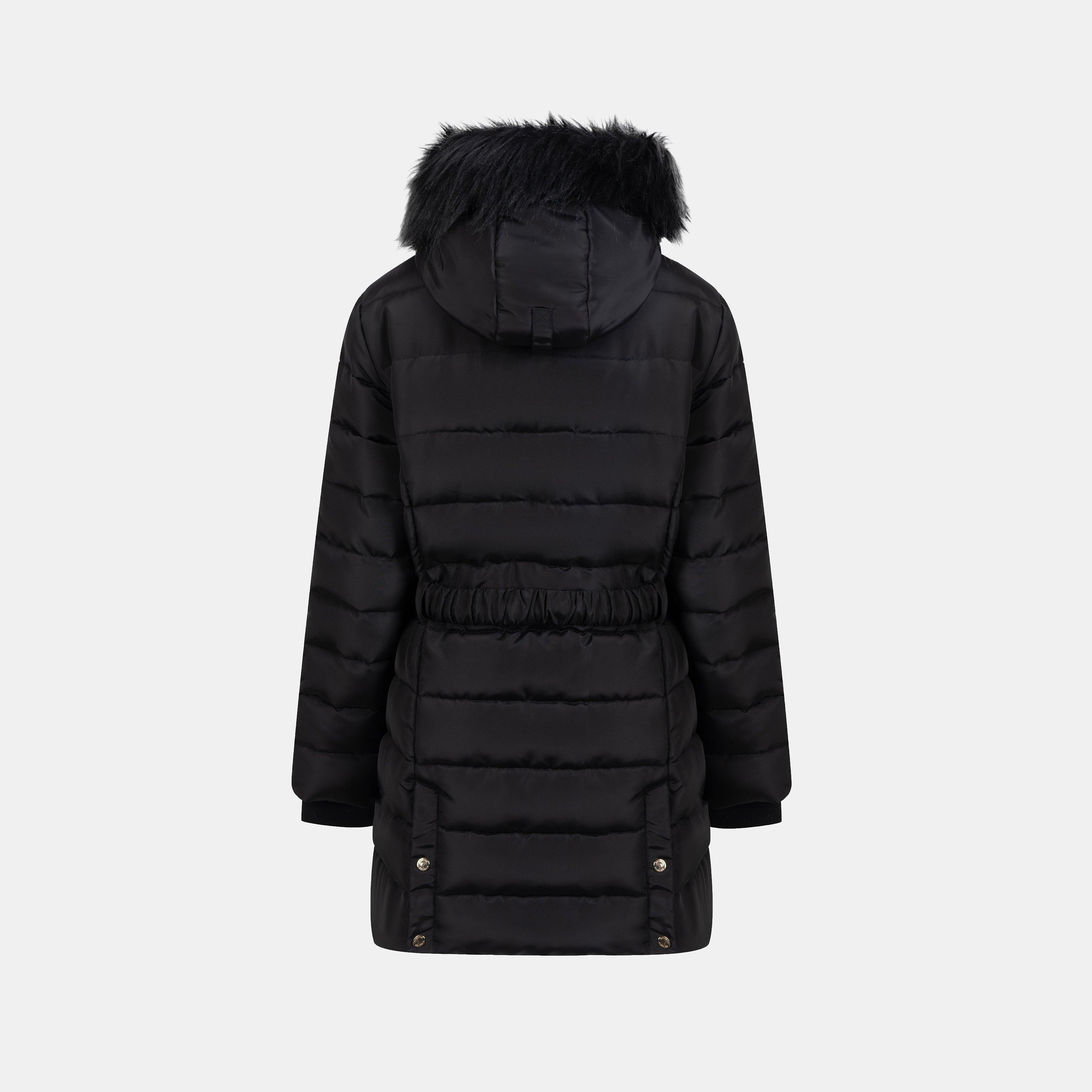 яке Womens Waterproof Long Sleeve Mid-Length Puffer