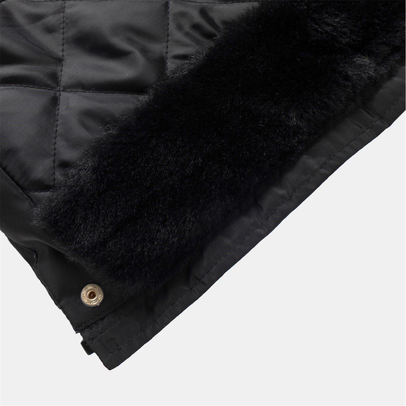 Black - Firetrap - Womens  Long Sleeve Mid-Length Puffer Jacket - 2