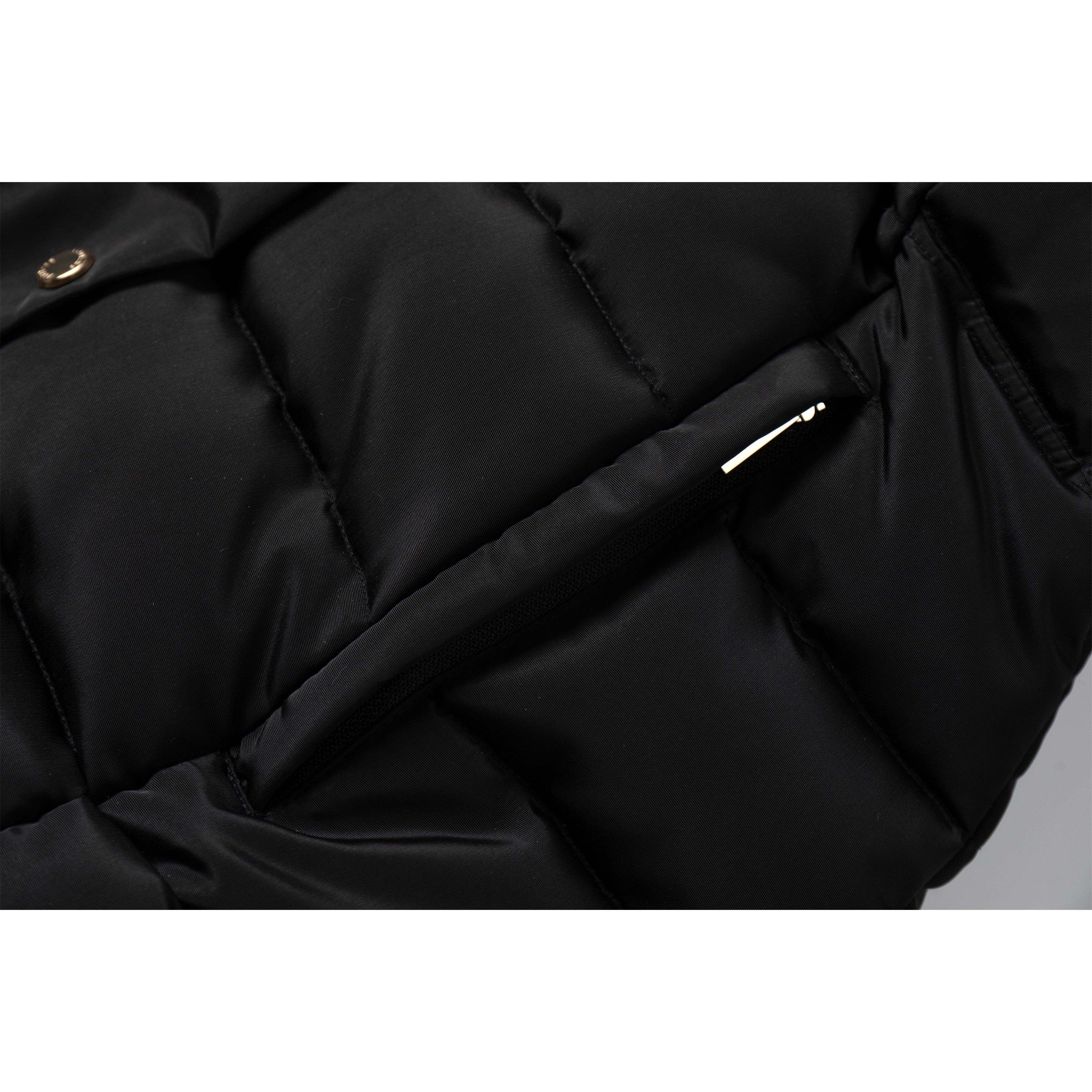 Black - Firetrap - Womens  Long Sleeve Mid-Length Puffer Jacket - 9