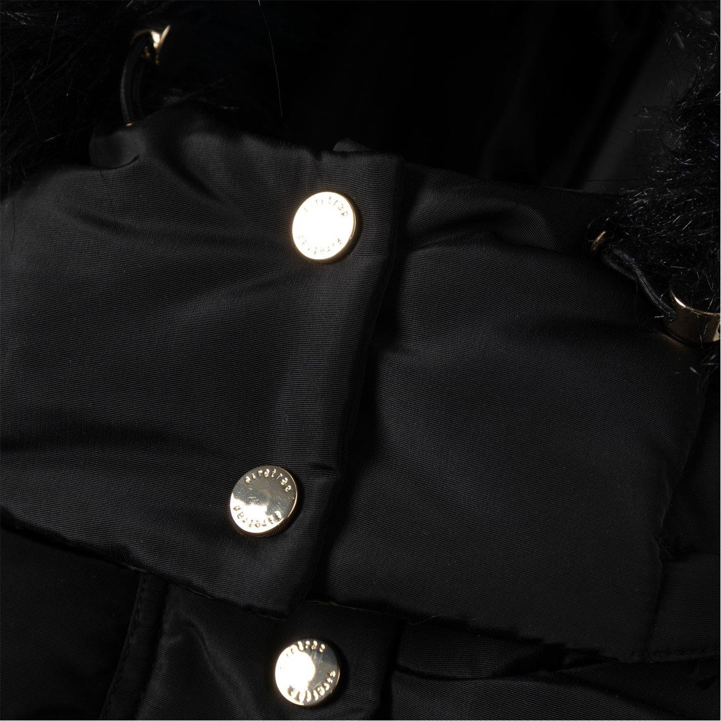 Black - Firetrap - Womens  Long Sleeve Mid-Length Puffer Jacket - 7