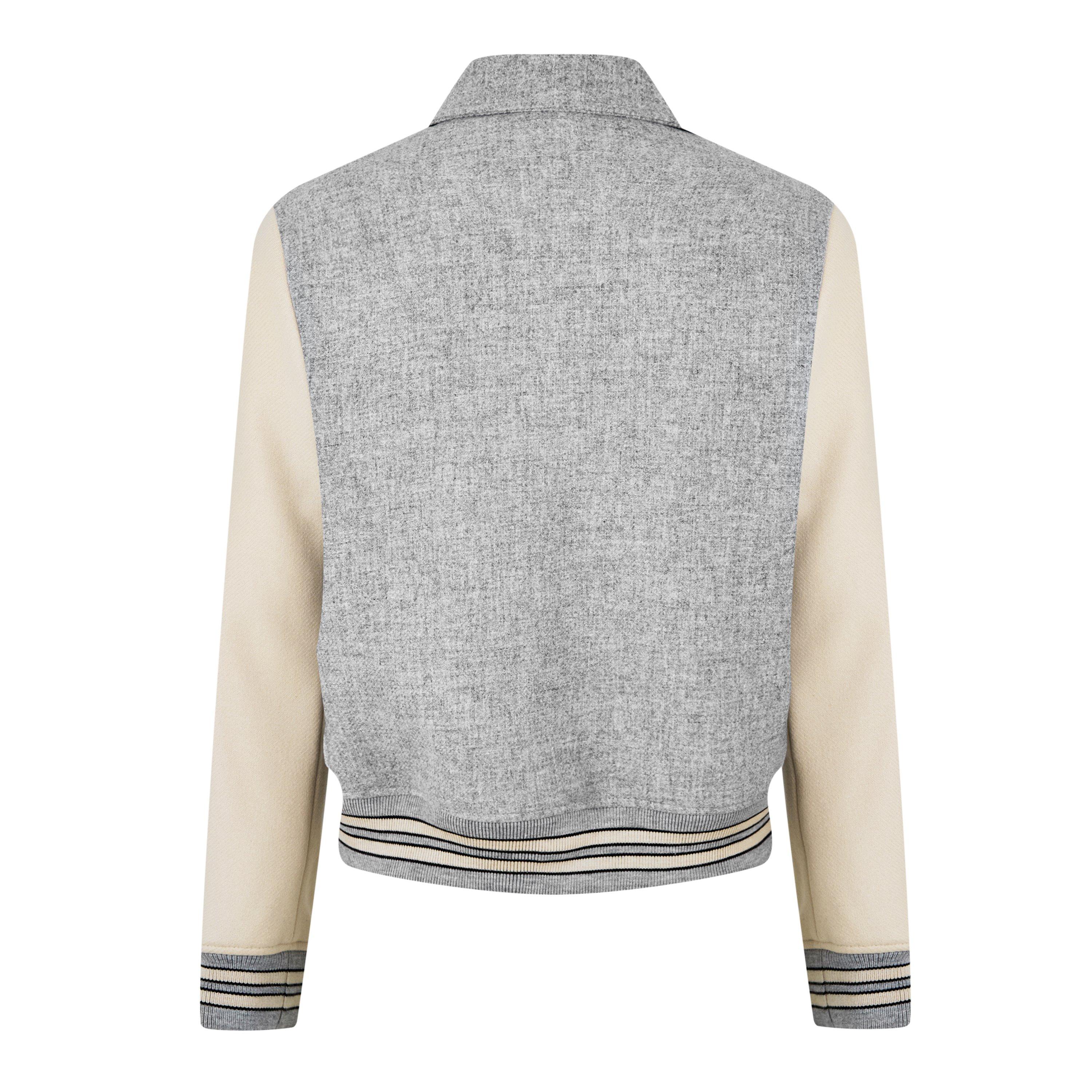 Amiri Men's Bones Wool Long Sleeve Varsity Jacket | Cruise Fashion