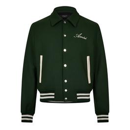 Amiri Bones Wool Varsity Jacket