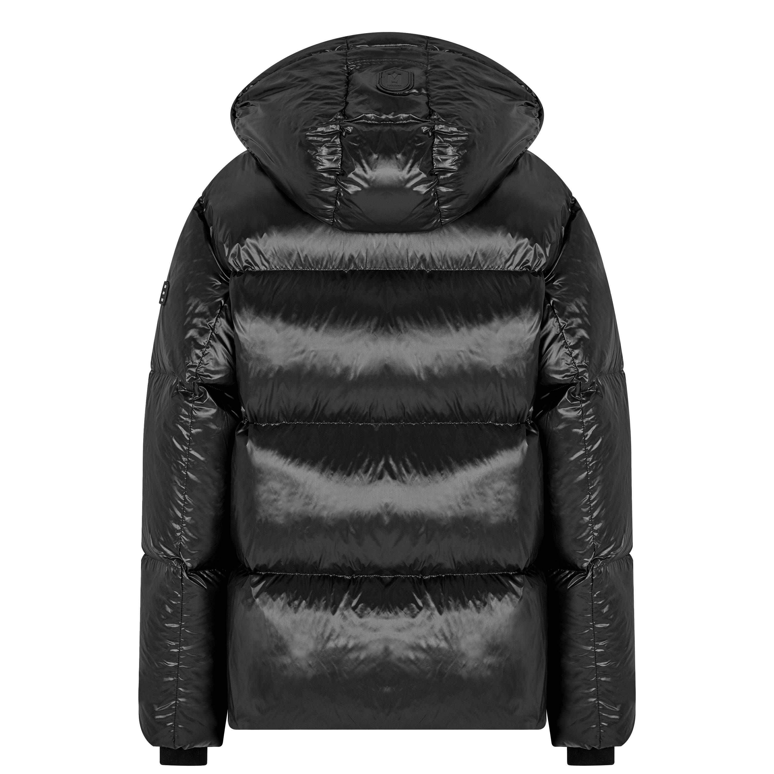 Black - Mackage - Kids' Jesse Water Resistant Duck Down Oversized Fit Short Puffer Jacket - 2