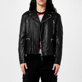 Alexander McQueen Essential Leather Biker Jacket