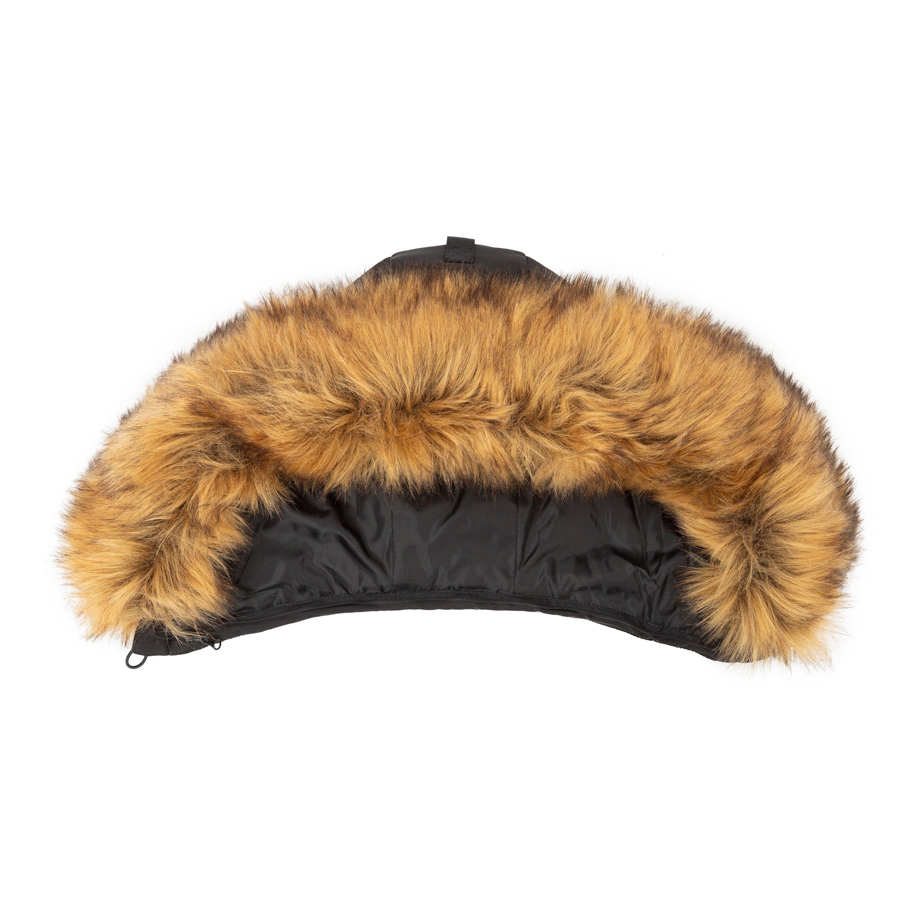 Crna - Firetrap - Water Resistant Hooded Short Puffer Jacket - 4