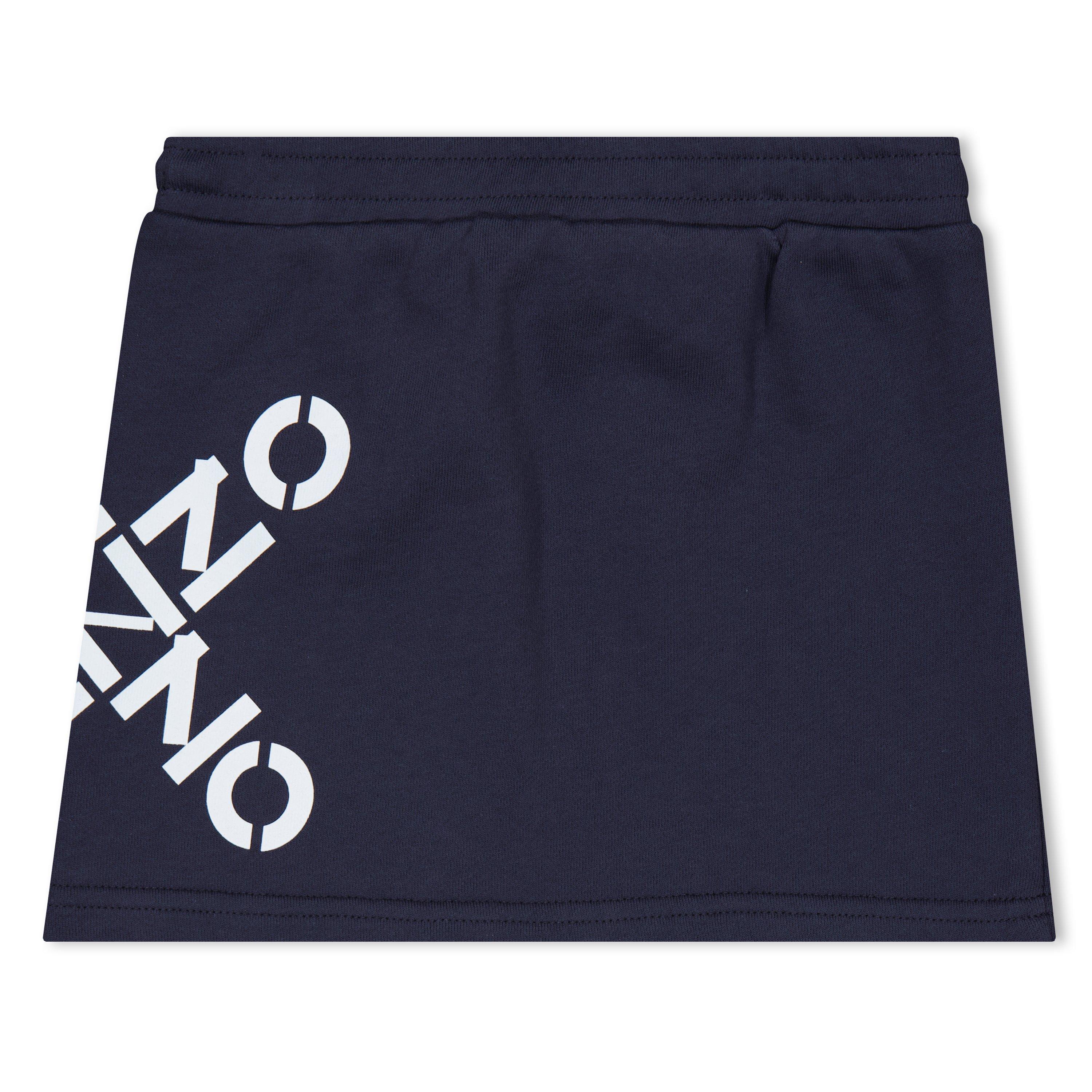 Charcoal Grey - Kenzo - Kids' Logo Midi Skirt - 2