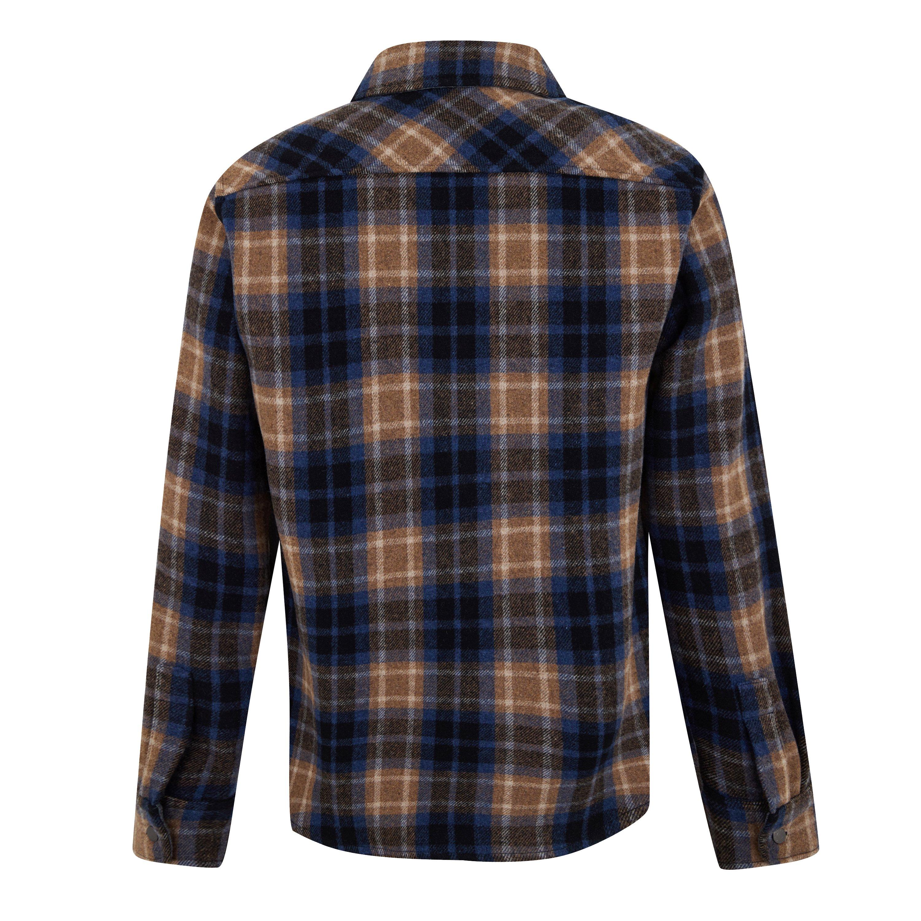 Blue Chk 31146 - Woolrich - Alaskan Melton Overshirt - 2
