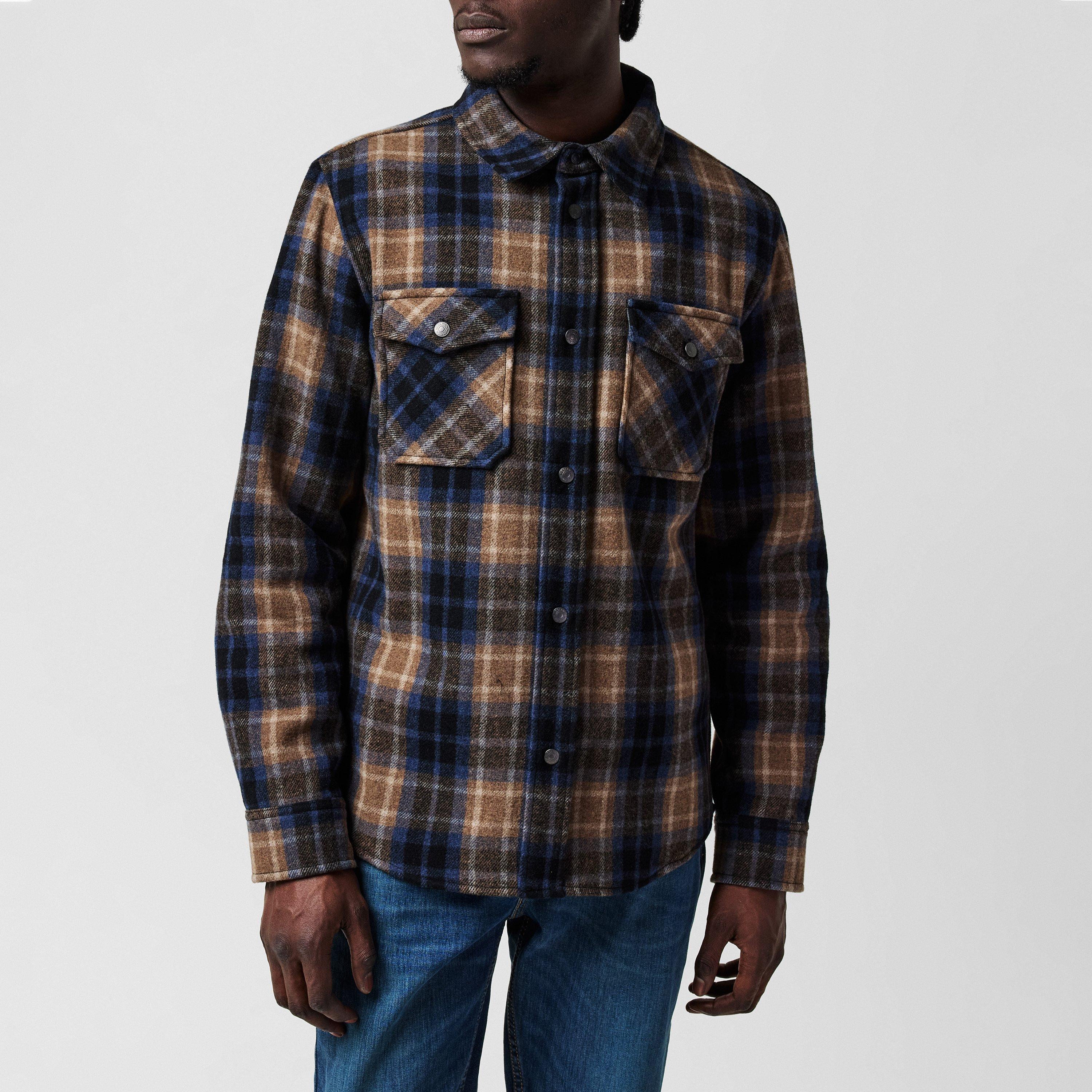 Blue Chk 31146 - Woolrich - Alaskan Melton Overshirt - 3