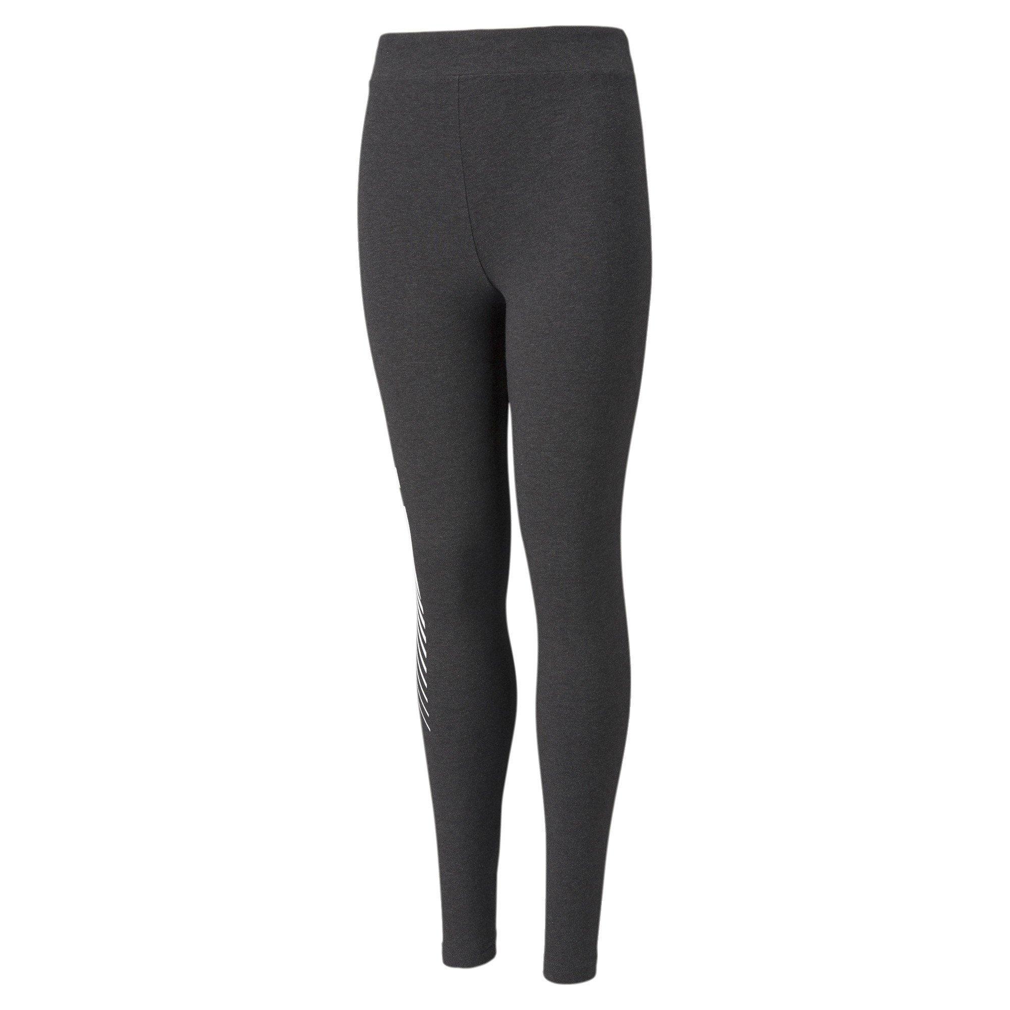 Dark Grey - Puma - Logo Leggings Junior Girls - 1