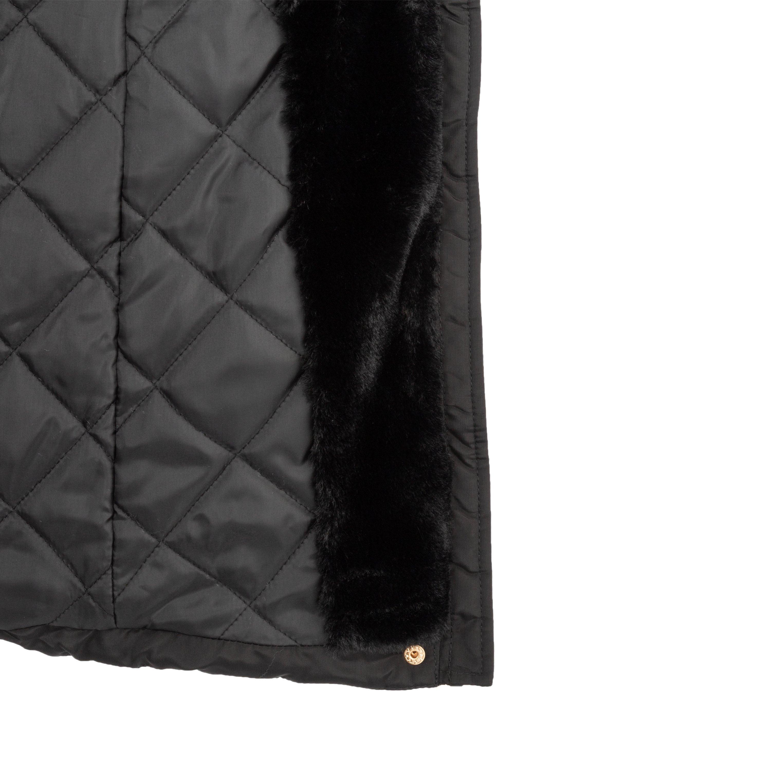 Nero - Firetrap - Longline Belted Hooded Long Sleeve Puffer Jacket - 8