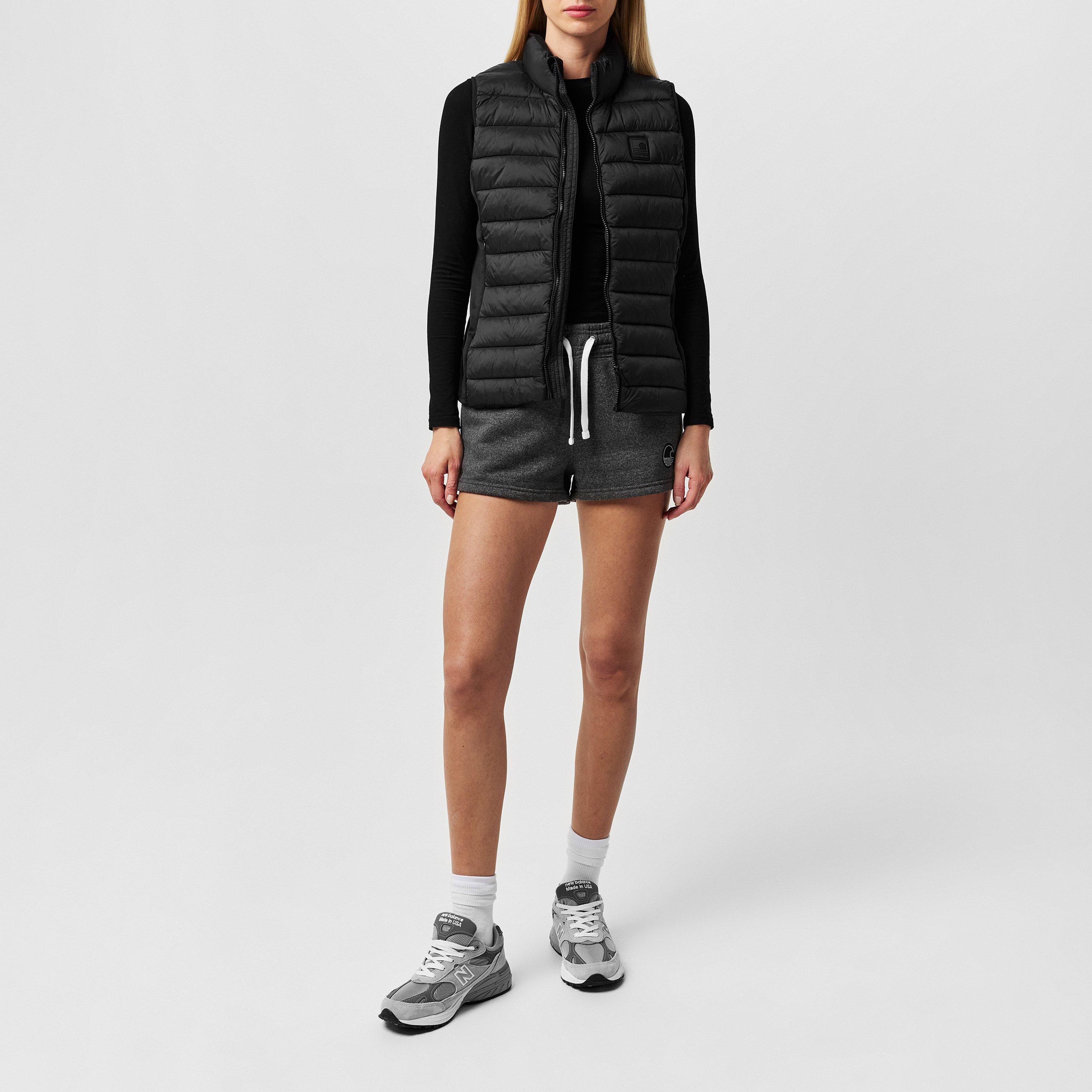 Schwarz - SoulCal - Soul Micro Water Resistant Micro-Quilted Sleeveless Gilet - 4