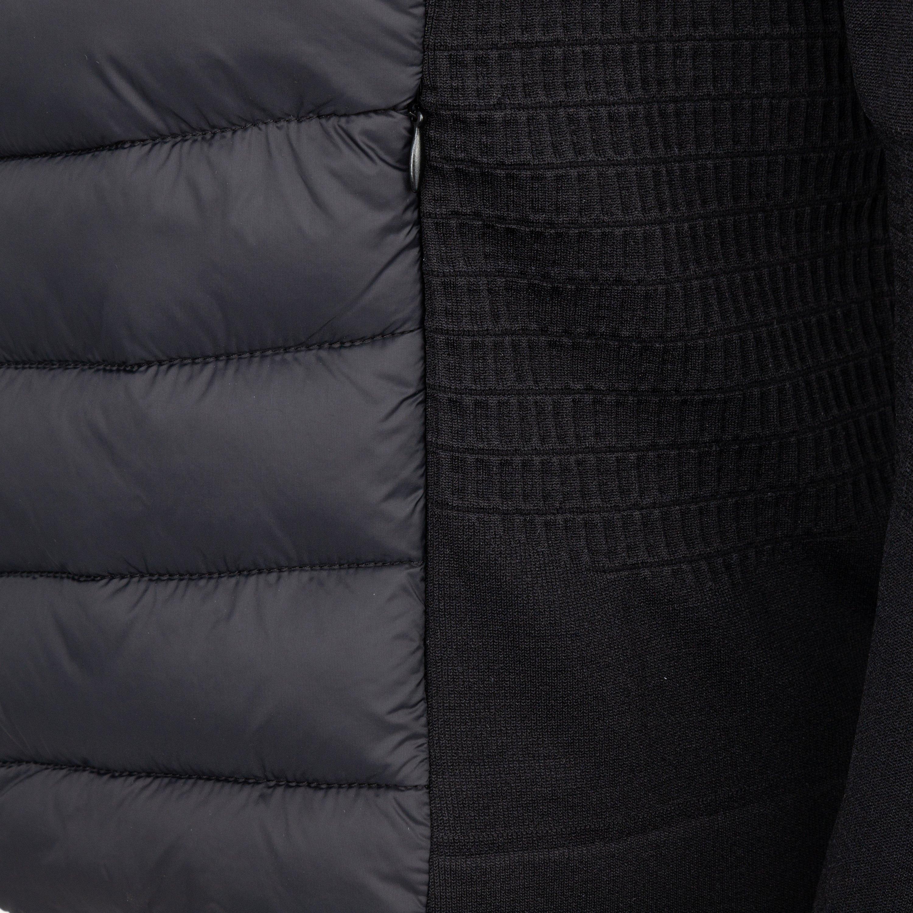 Crna - Slazenger - Lightweight Quilted Long Sleeve Slim Fit Puffer Jacket - 6