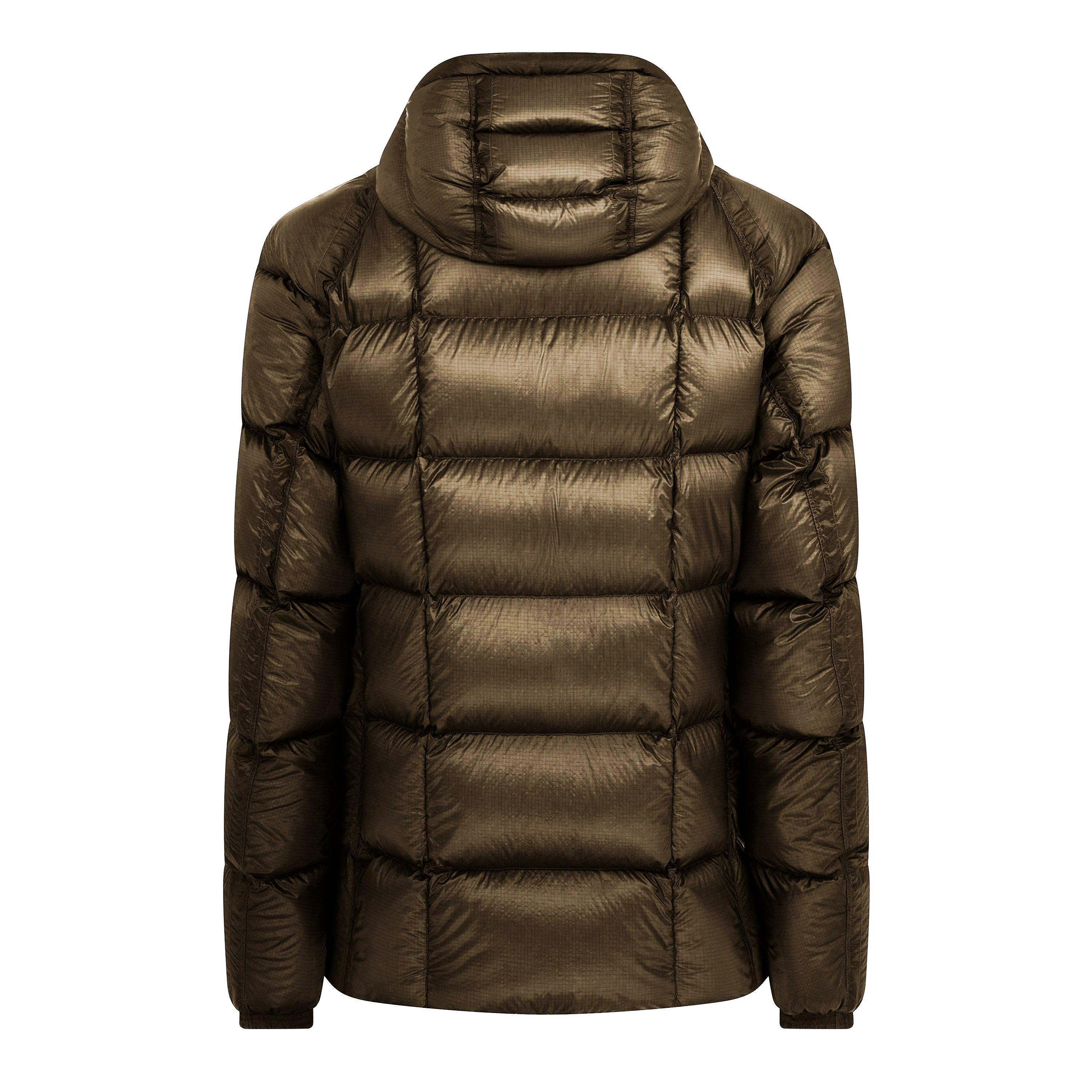 Grape Leaf 674 - CP Company - Men's D.D. Shell Water Resistant Windproof Duck Down Long Sleeve Short Puffer Jacket - 2