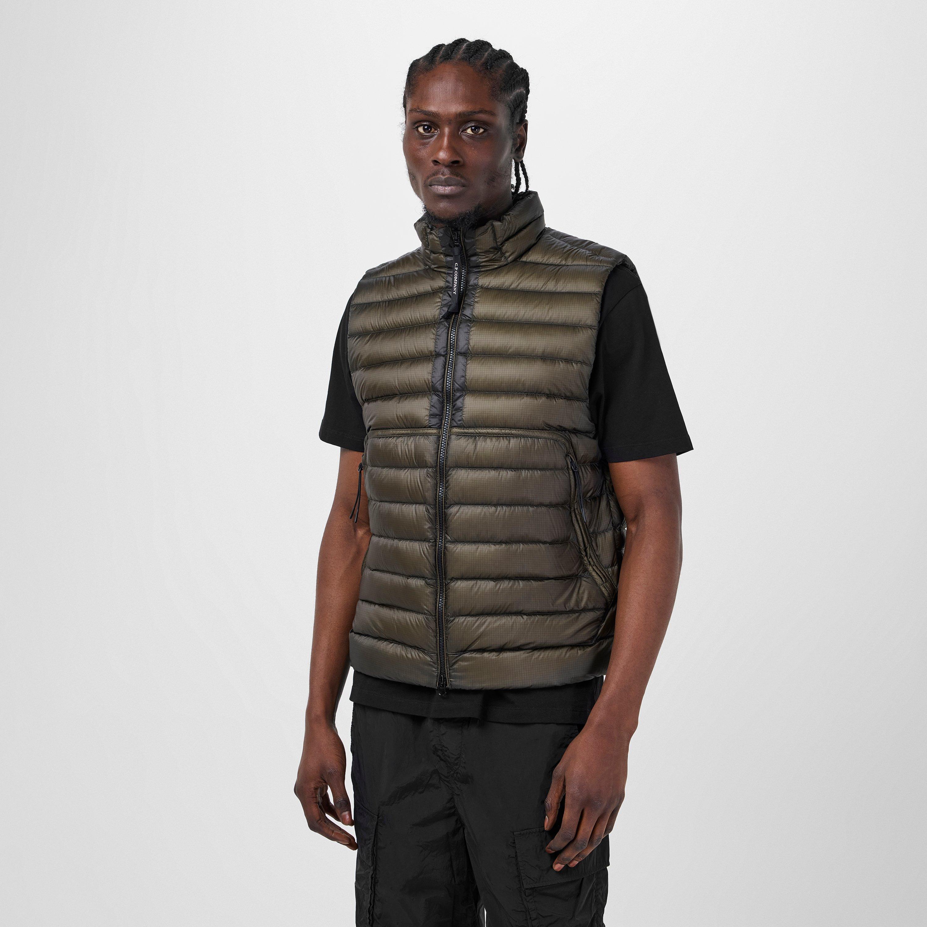 Grape Leaf 674 - CP Company - Men's D.D. Shell Lens Down Sleeveless Gilet - 3