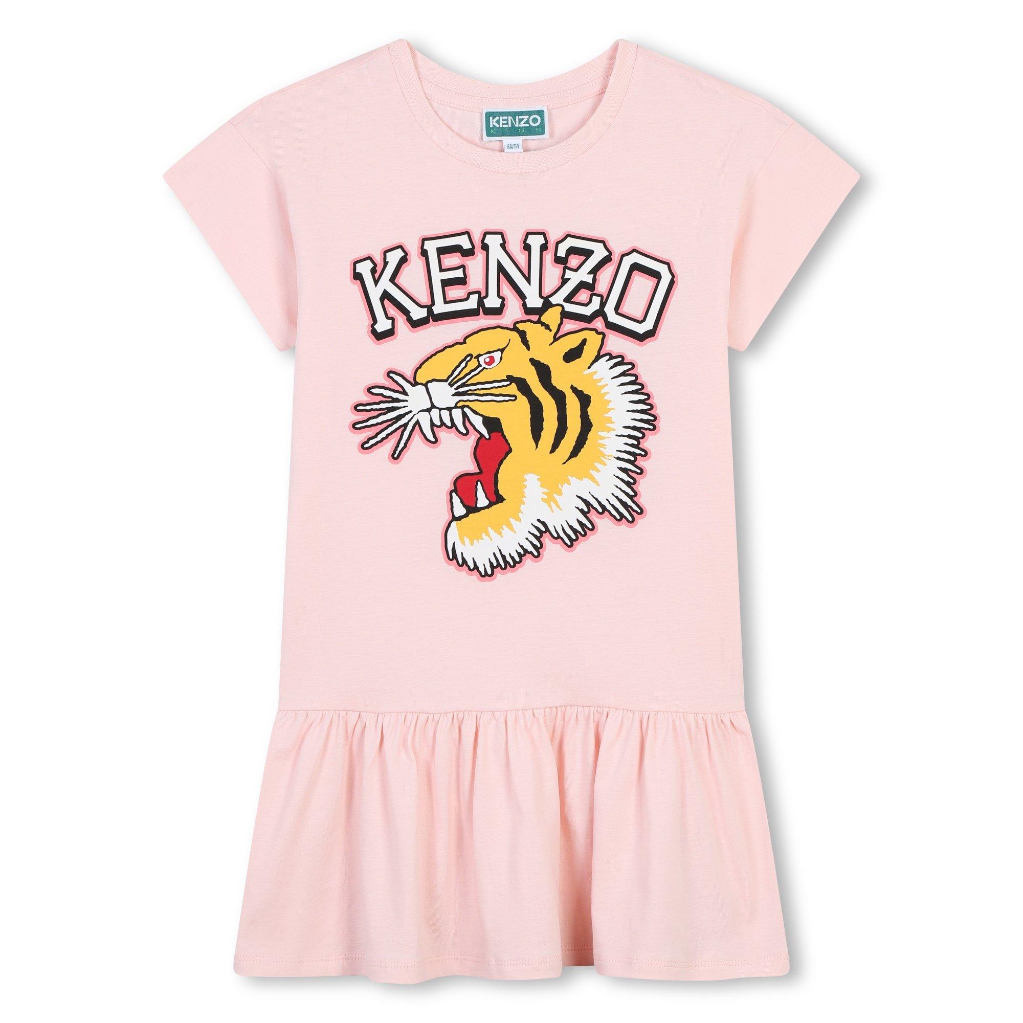 Pink 45Z - Kenzo - Printed Logo Dress Juniors - 1