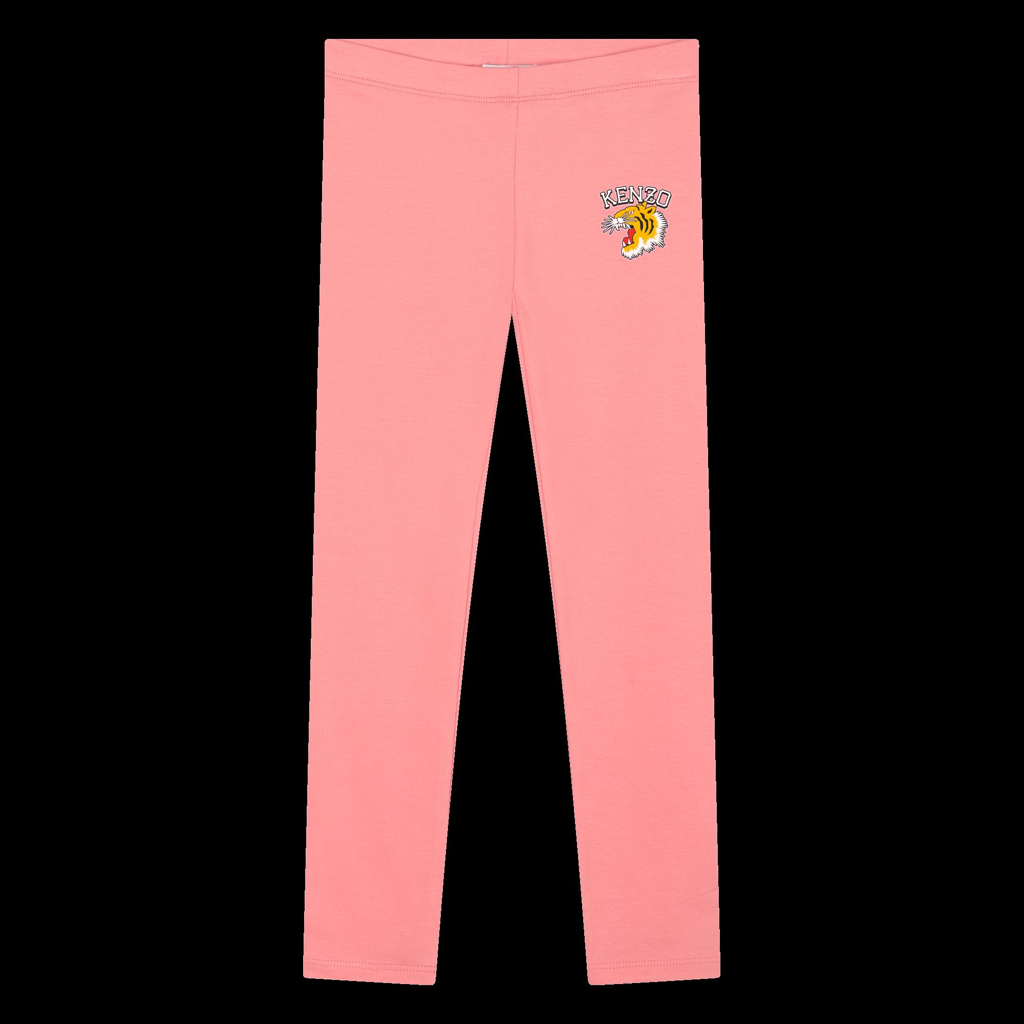Kenzo Girls Logo Print Leggings Juniors - Pink 49C - 14Y