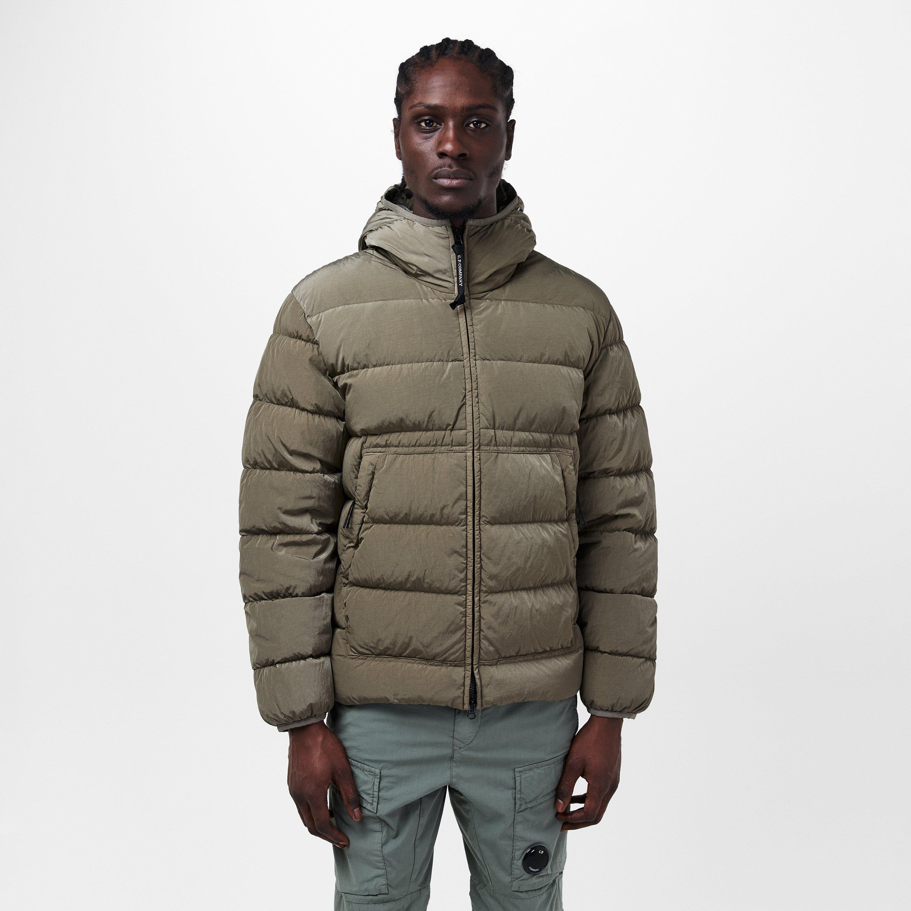 CP Company | Chrome-R Goggle Down Jacket | Short Puffer Jackets | USC