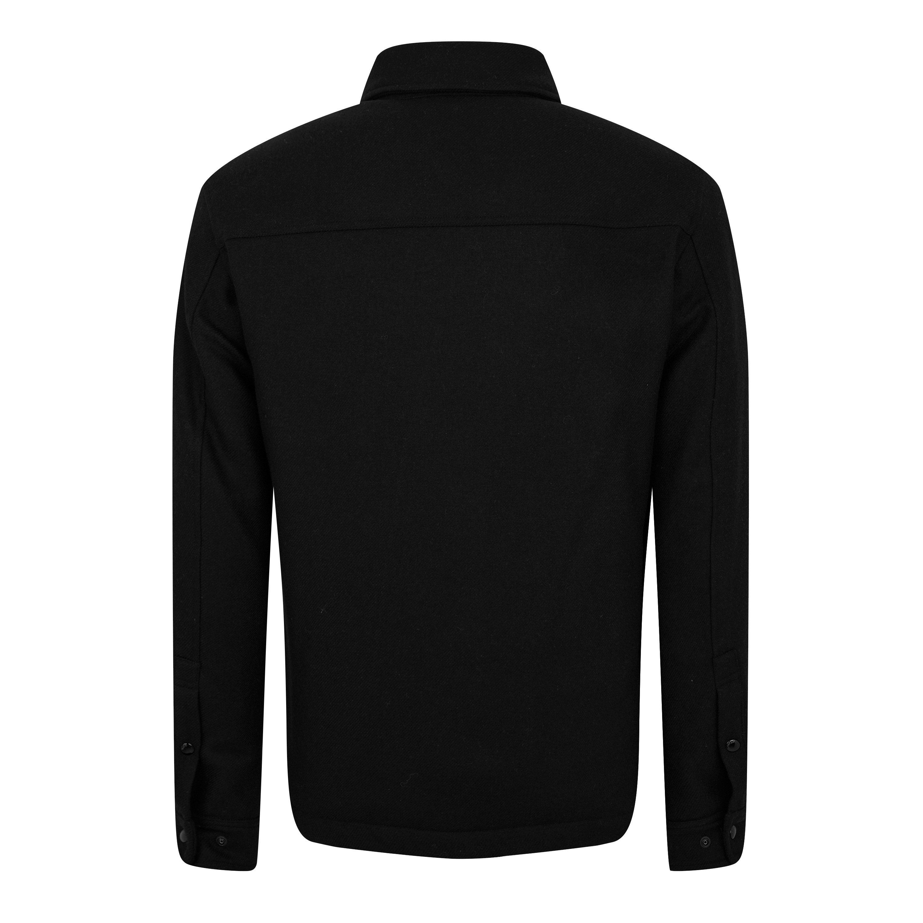 Black 100 - Woolrich - Men's Down Wool Overshirt - 8