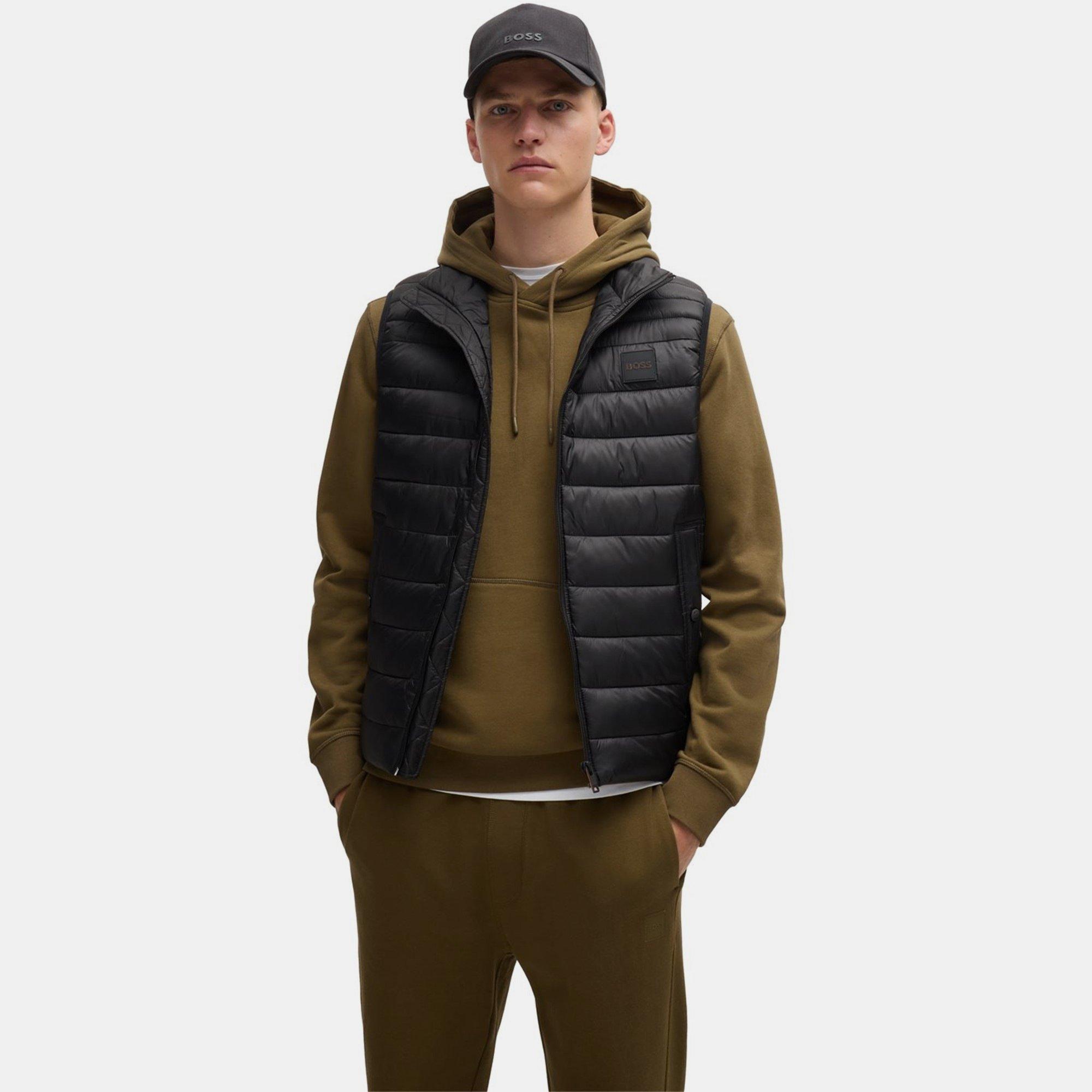 Nero 001 - Boss - Men's Orange Water Repellent Gilet - 3