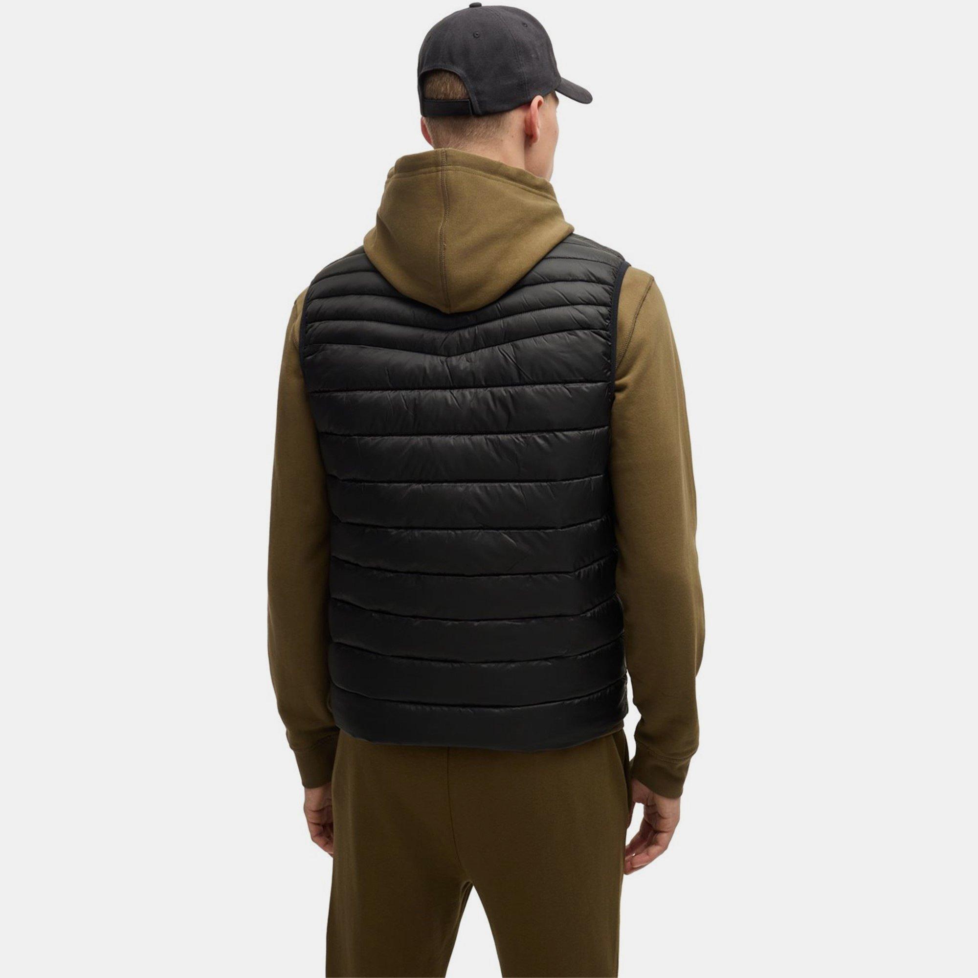 Nero 001 - Boss - Men's Orange Water Repellent Gilet - 4