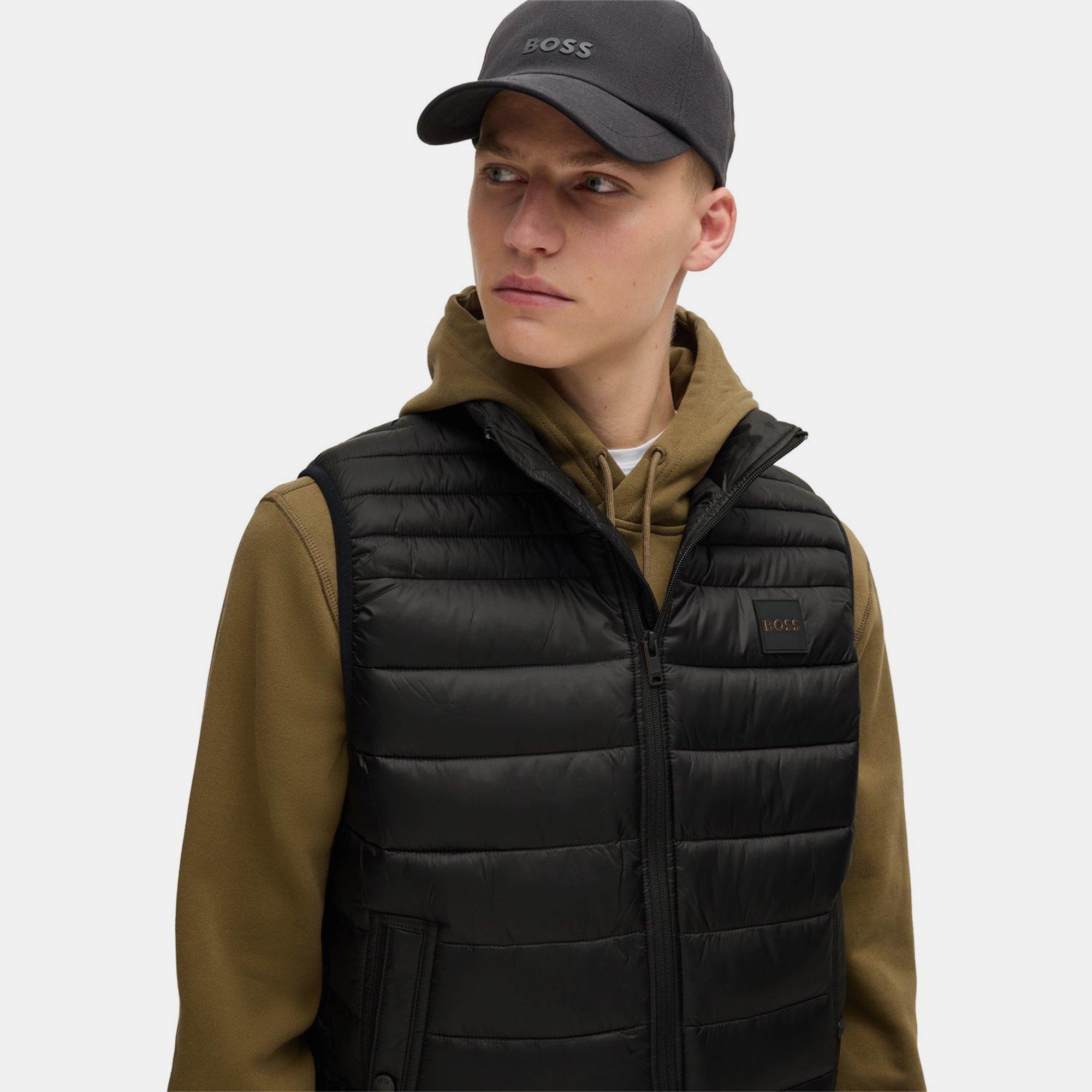 Nero 001 - Boss - Men's Orange Water Repellent Gilet - 5