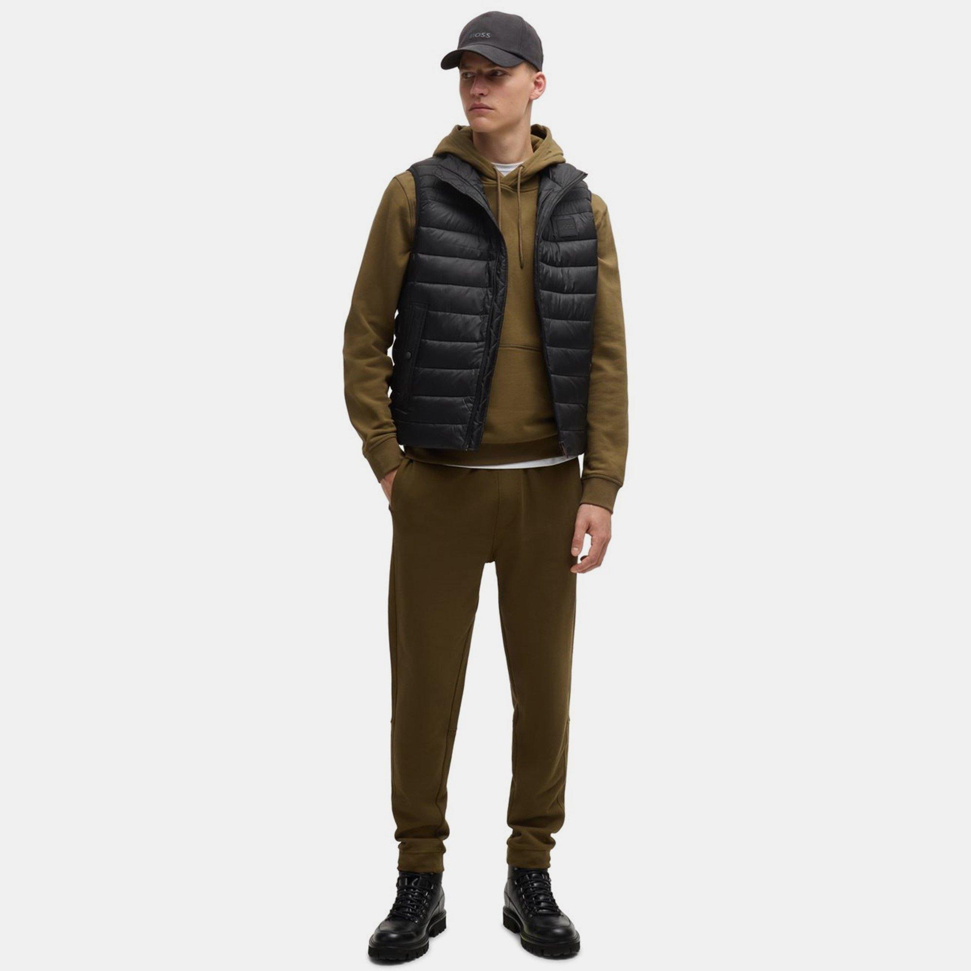 Nero 001 - Boss - Men's Orange Water Repellent Gilet - 7