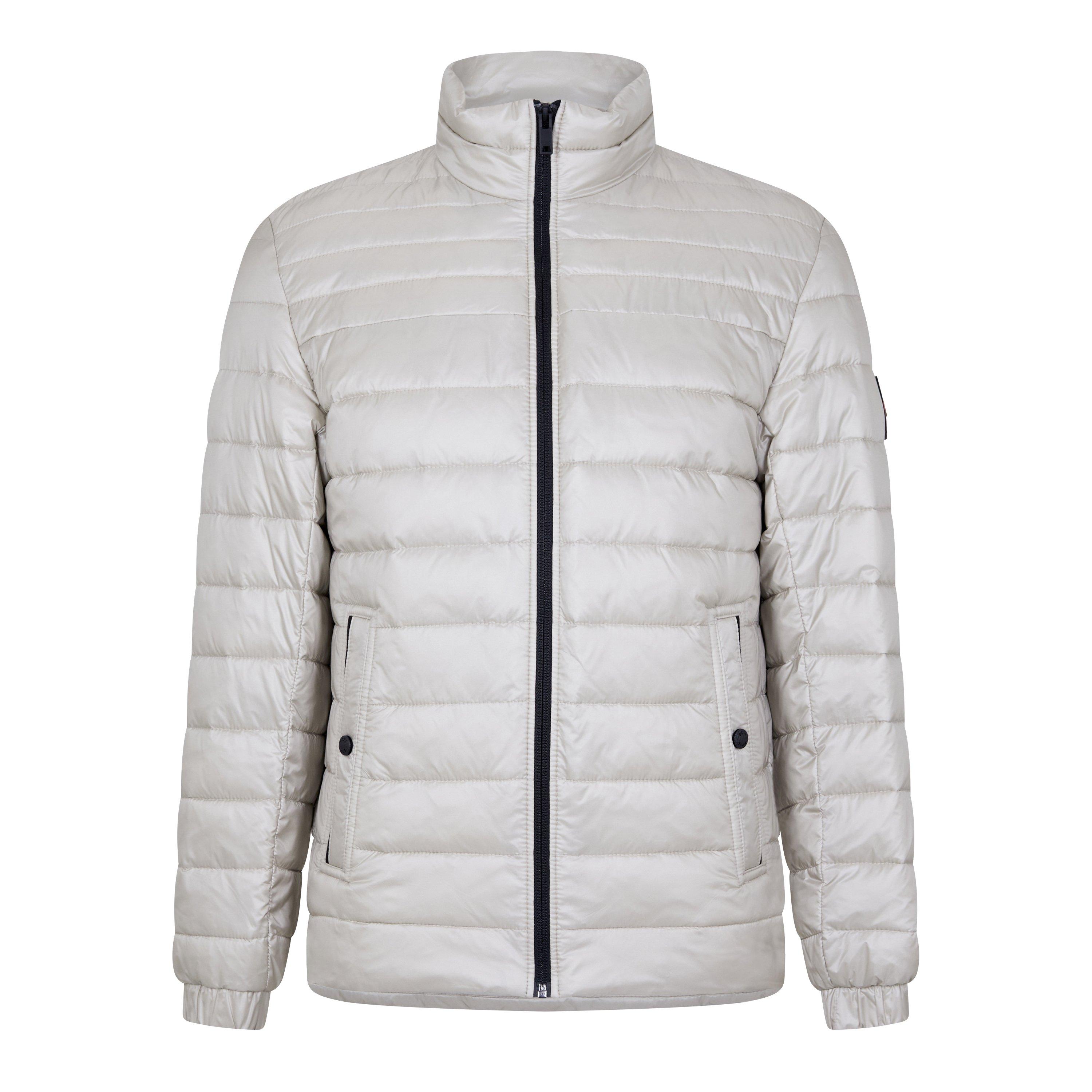 Boss Mens BOSS ORANGE Oden Water-Repellent Padded Short Puffer Jacket - Light Beige 271 - M