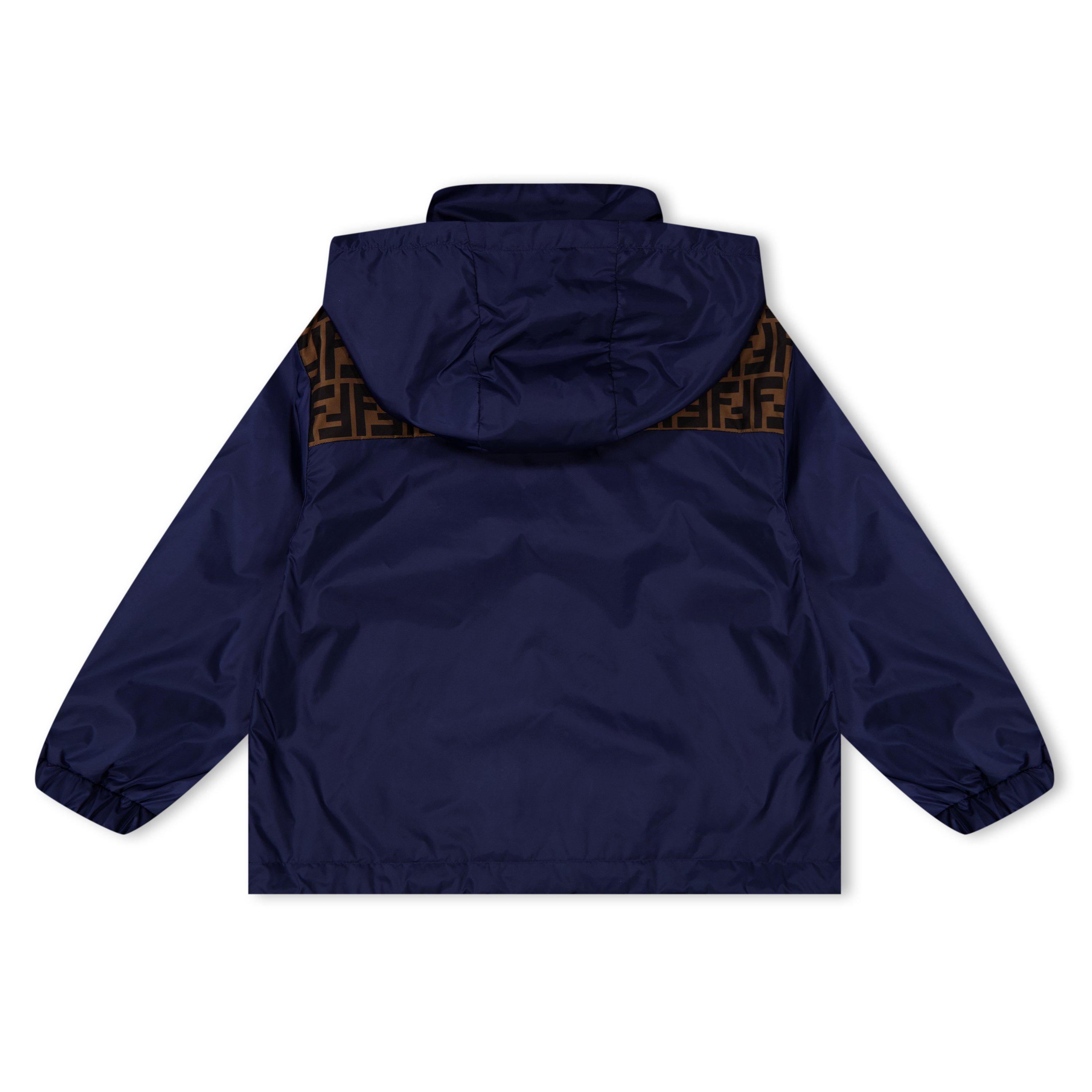 Yale F1I11 - Fendi - Kids' FF Hooded Long Sleeve Windbreaker - 2