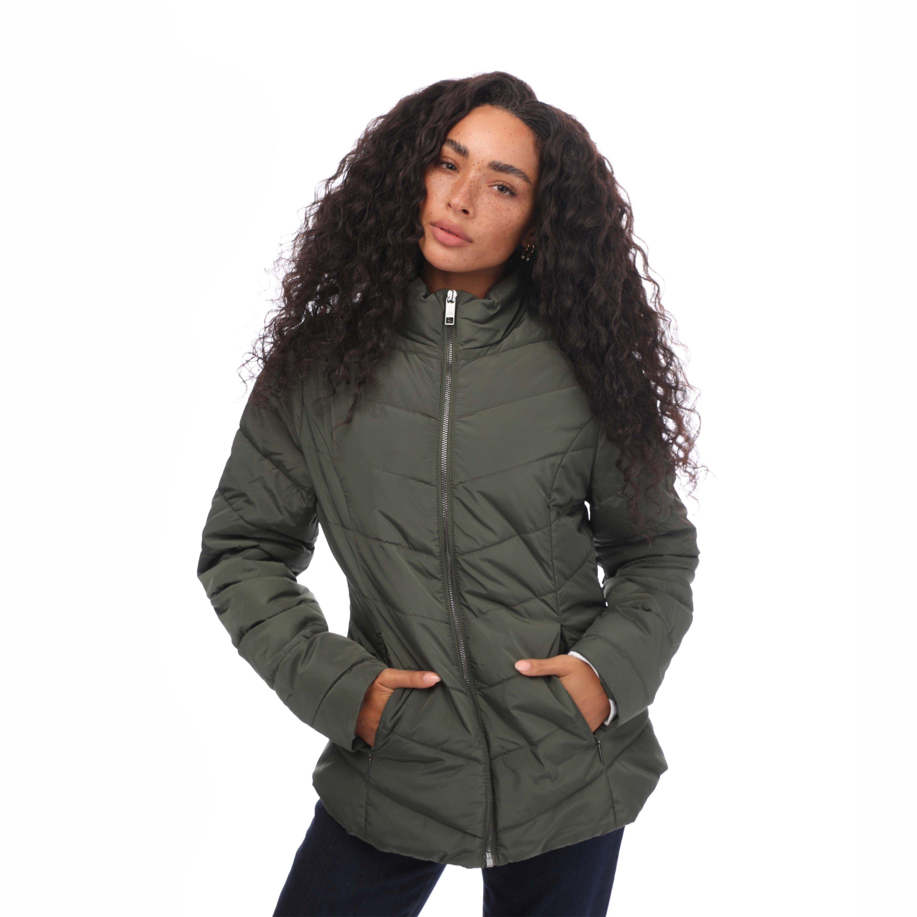 Khaki - Ted Baker - Women's Renika Short Puffer Jacket - 2