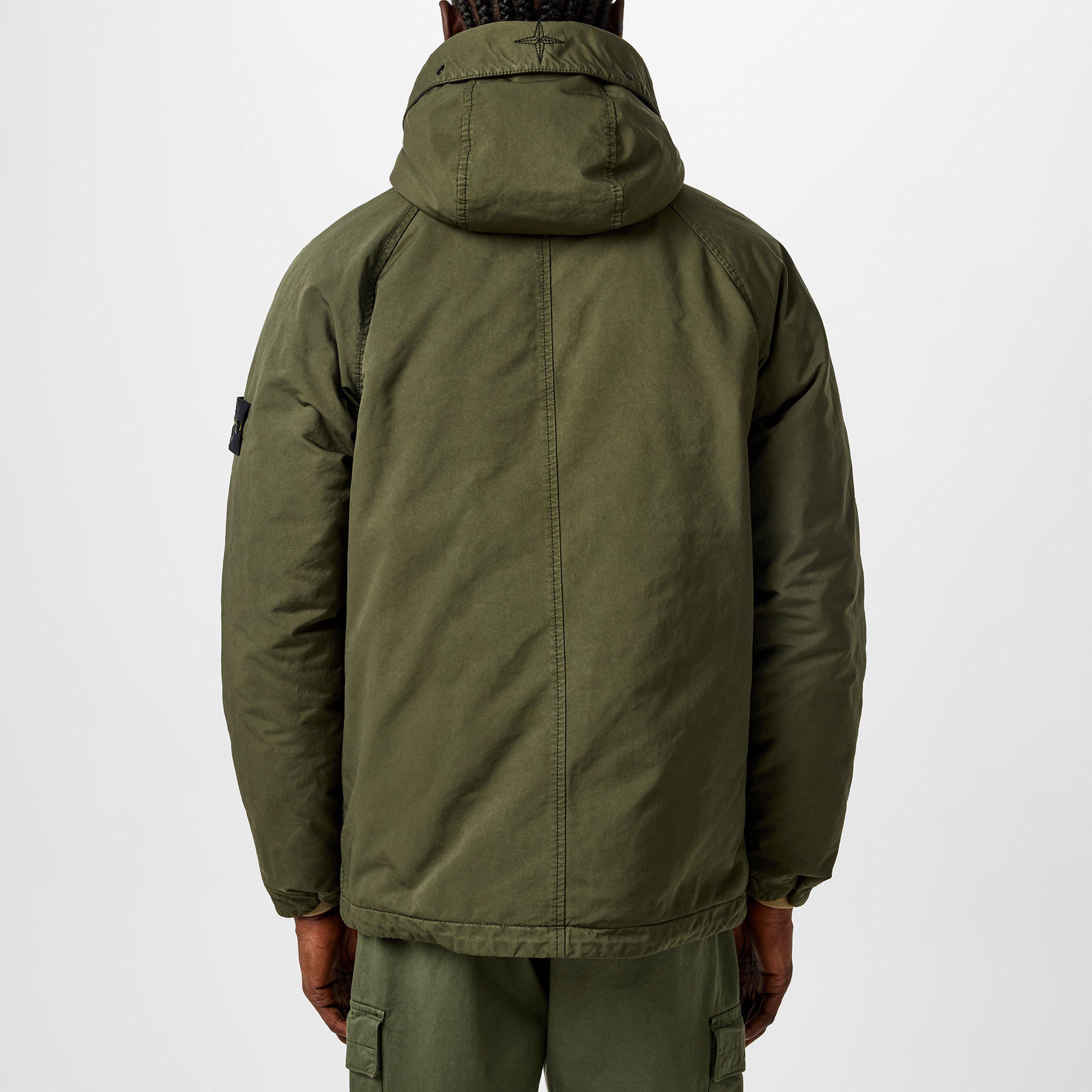 Muschio V0059 - Stone Island - Men's David-TC Canvas Down Hooded Long Sleeve Field Jacket - 3