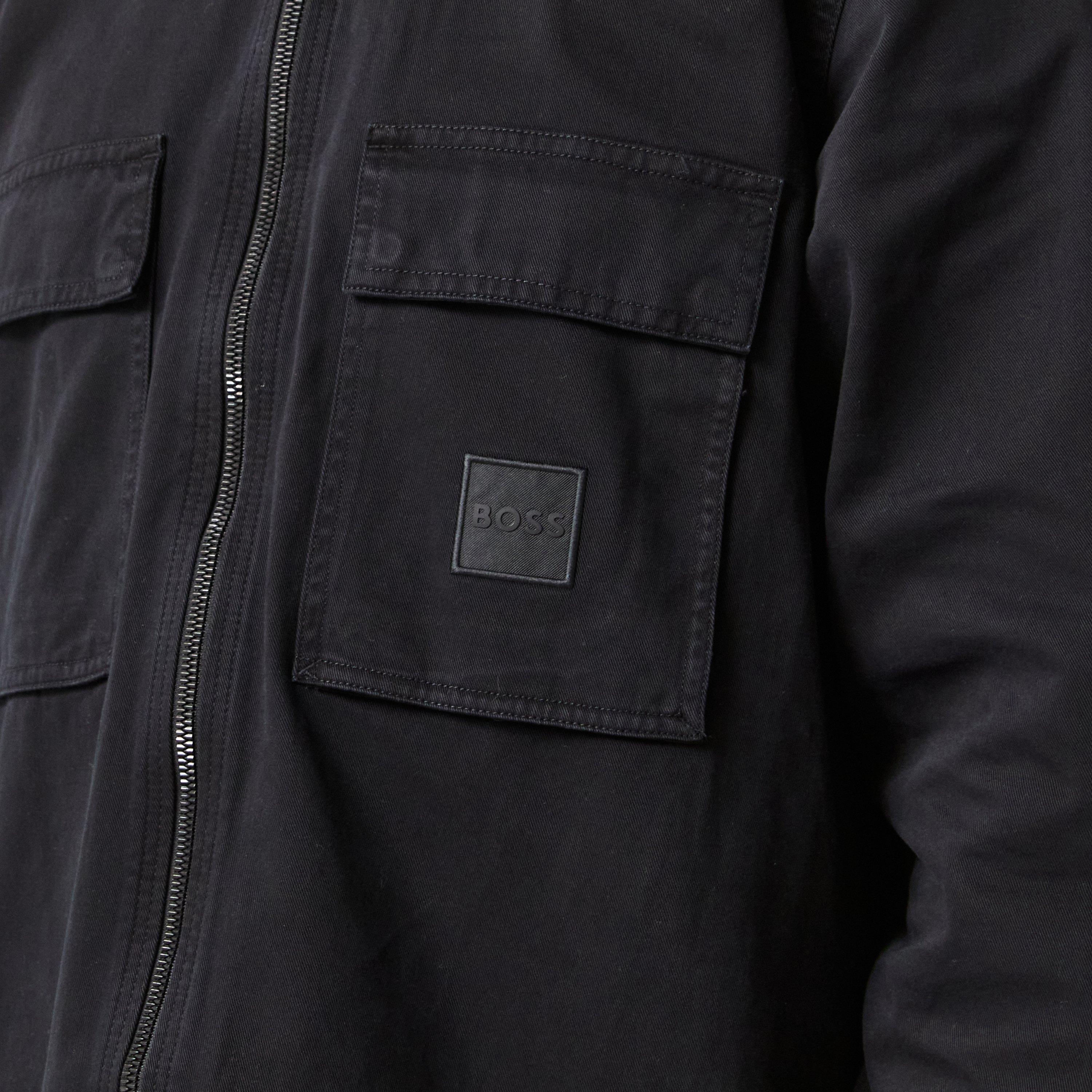 Nero 001 - Boss - Men's Lovel Full Zip Overshirt - 5