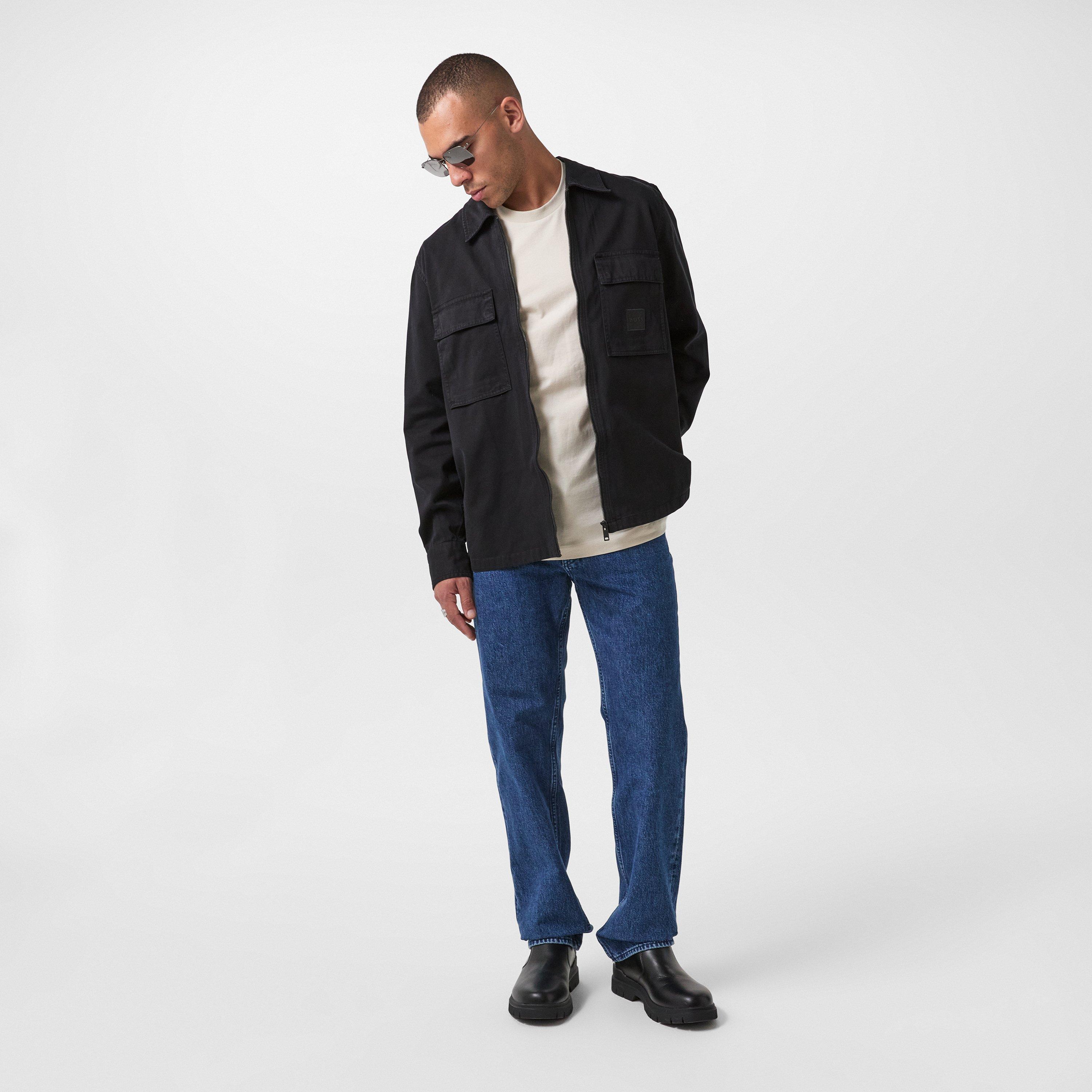 Nero 001 - Boss - Men's Lovel Full Zip Overshirt - 6