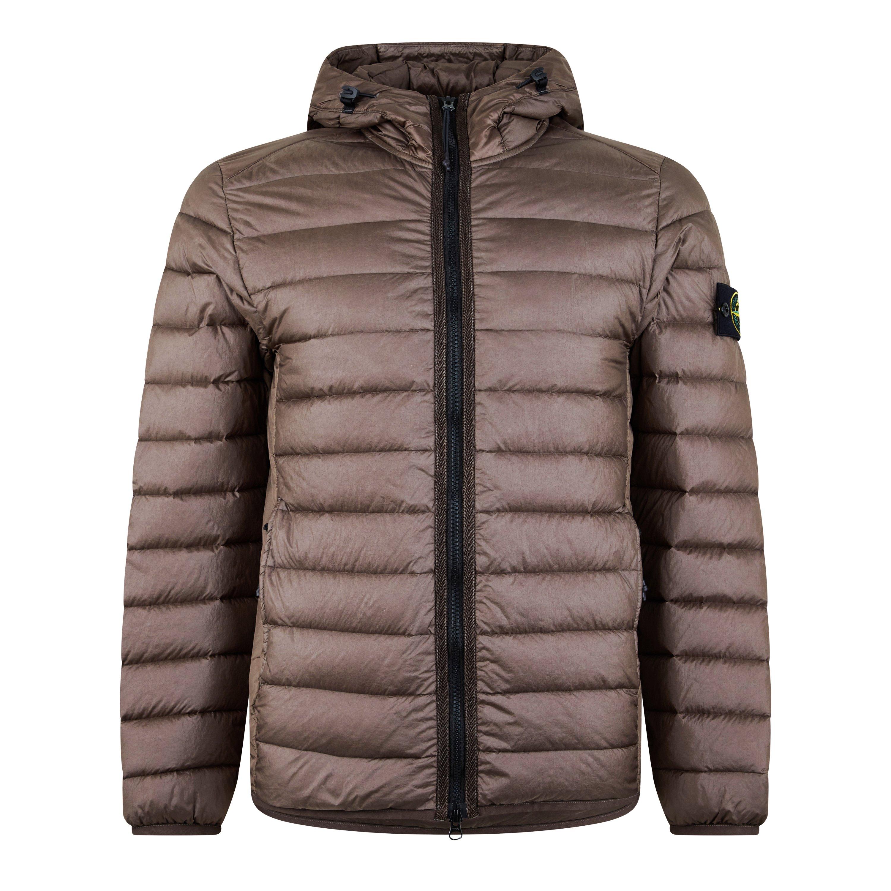 Noce V0075 - Stone Island - Men's Compass Badge Duck Down Windproof Short Puffer Jacket - 1