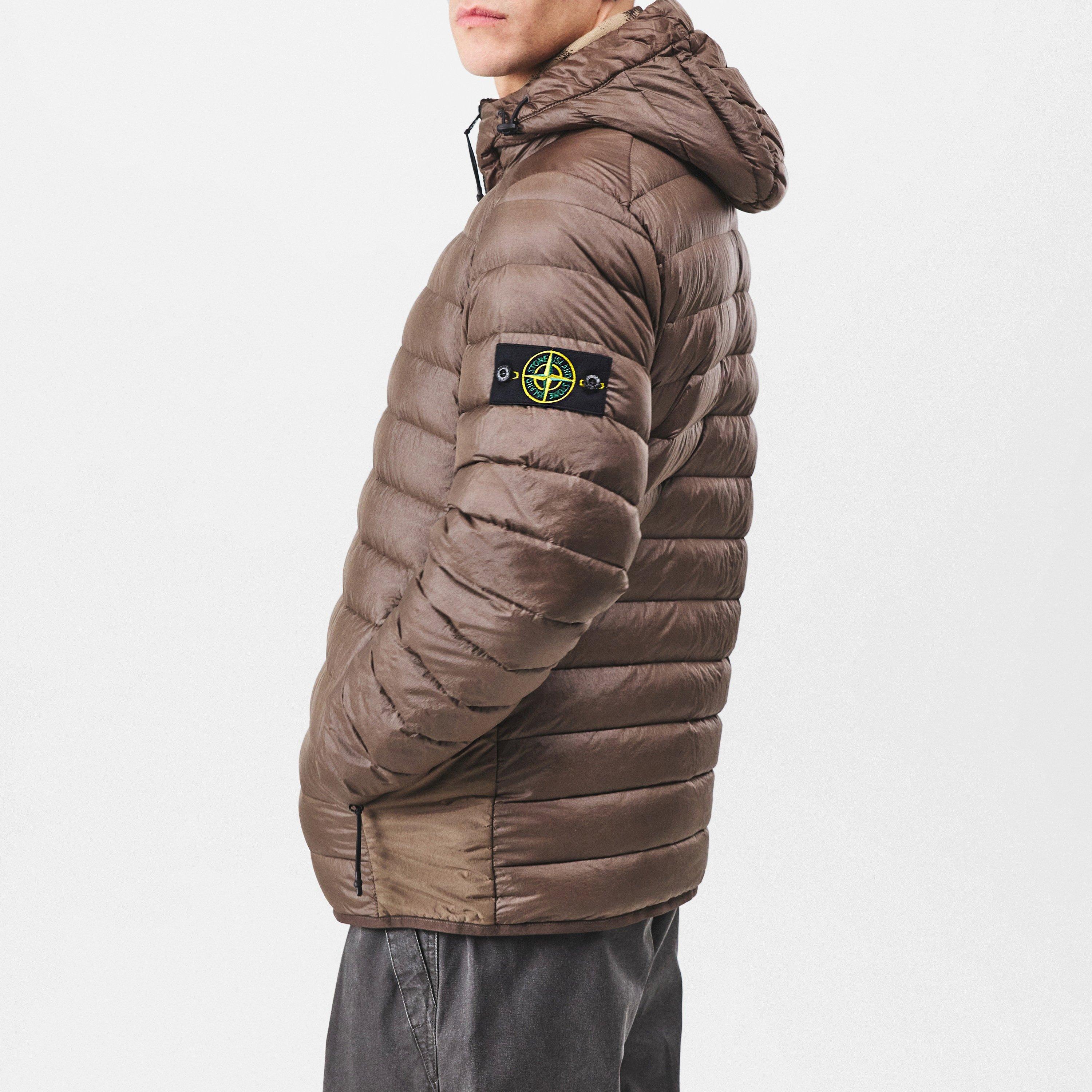 Noce V0075 - Stone Island - Men's Compass Badge Duck Down Windproof Short Puffer Jacket - 2