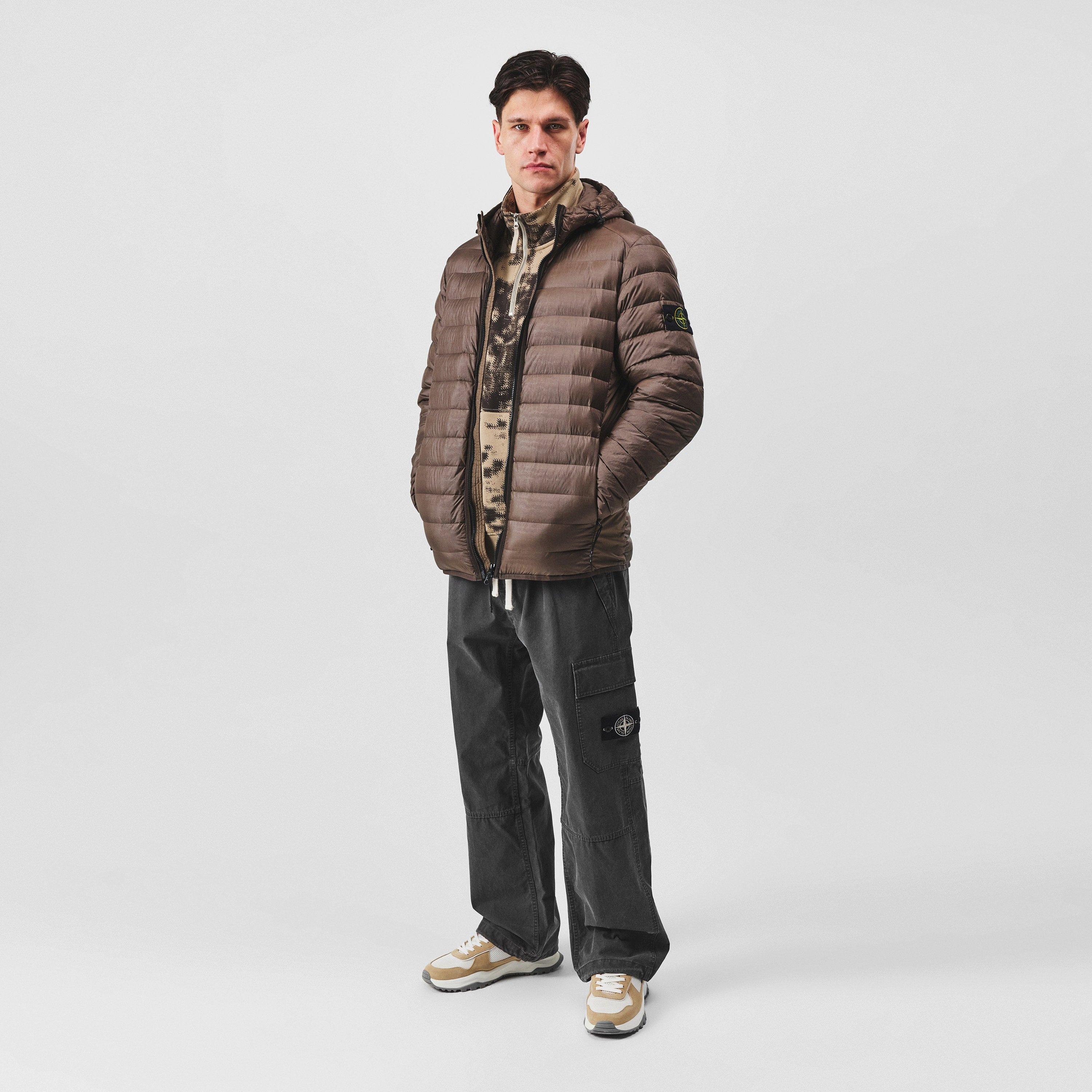 Noce V0075 - Stone Island - Men's Compass Badge Duck Down Windproof Short Puffer Jacket - 4
