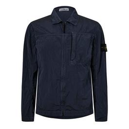 Stone Island Garment Dyed Crinkle Reps Overshirt