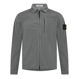 Stone Island Garment Dyed Crinkle Reps Overshirt