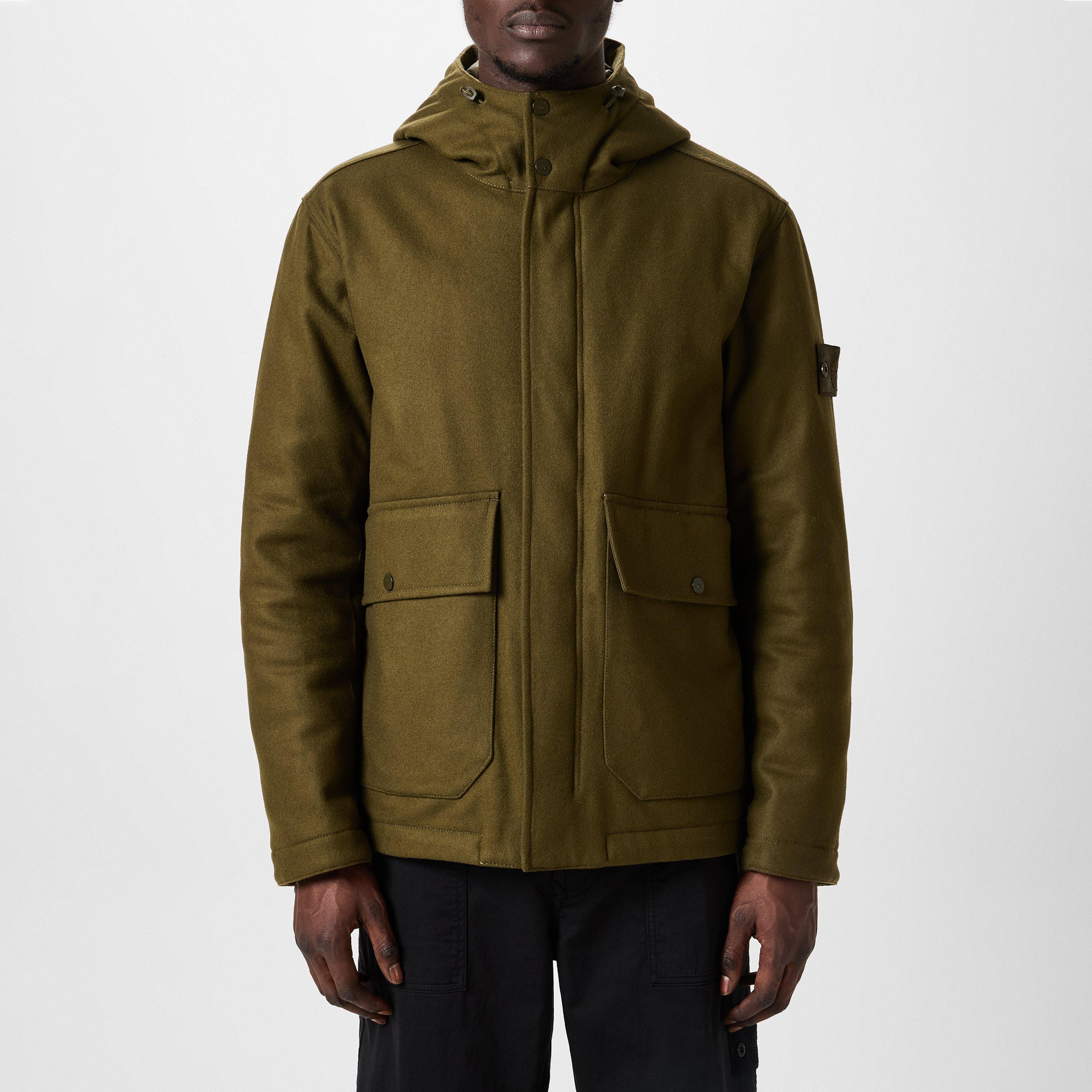 Verde Mil V0054 - Stone Island Ghost - Men's Ghost Long Sleeve Field Jacket - 1