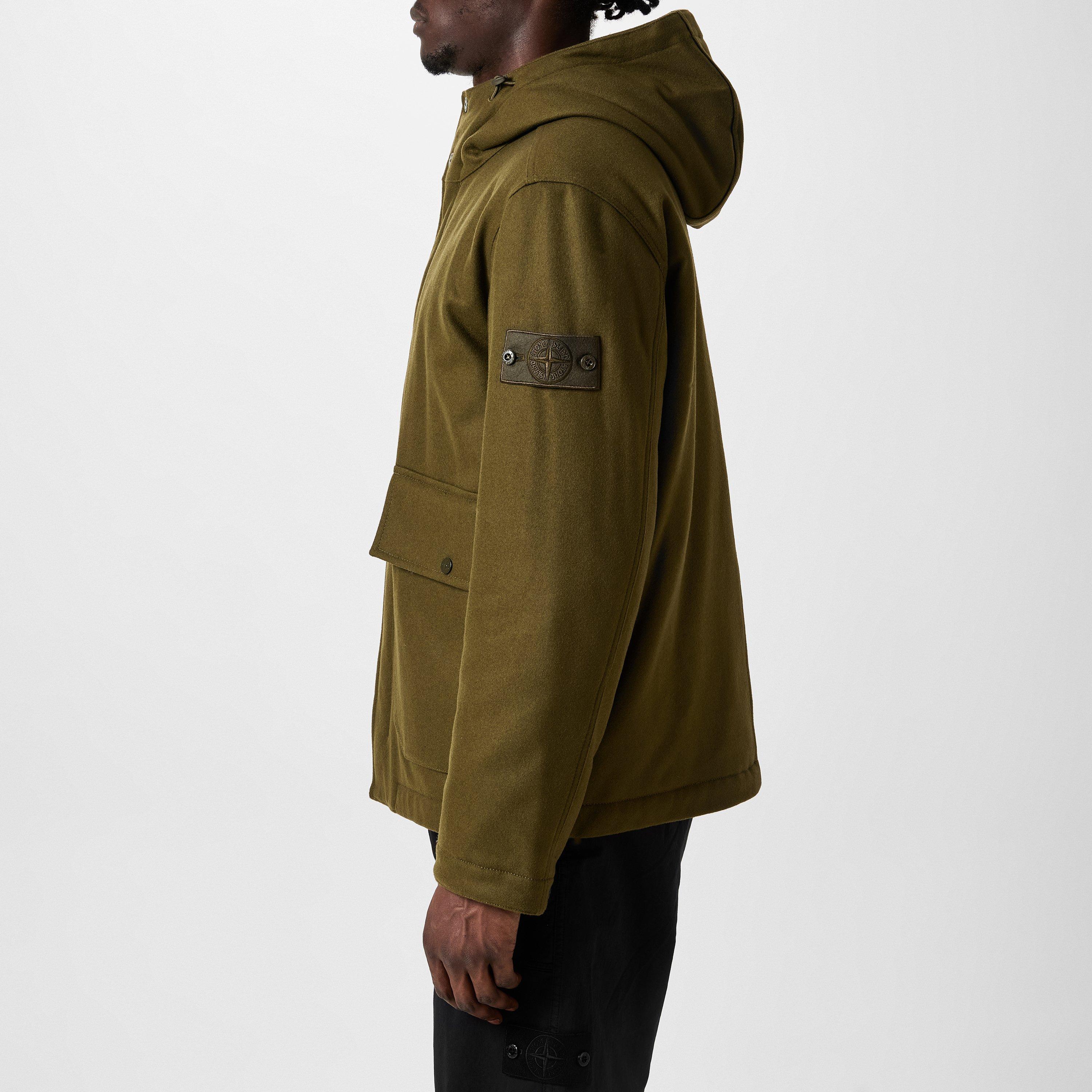 Verde Mil V0054 - Stone Island Ghost - Men's Ghost Long Sleeve Field Jacket - 2