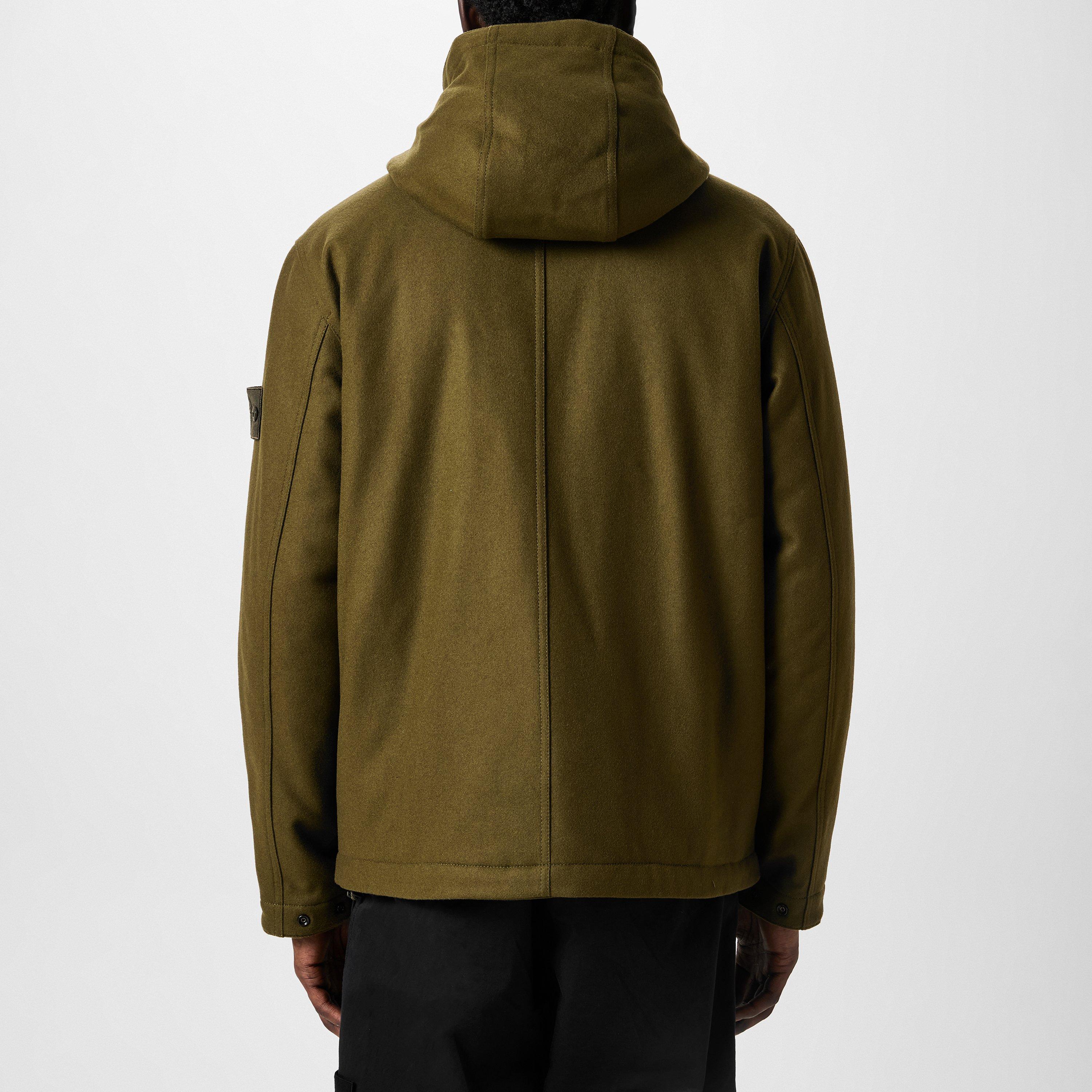 Verde Mil V0054 - Stone Island Ghost - Men's Ghost Long Sleeve Field Jacket - 3