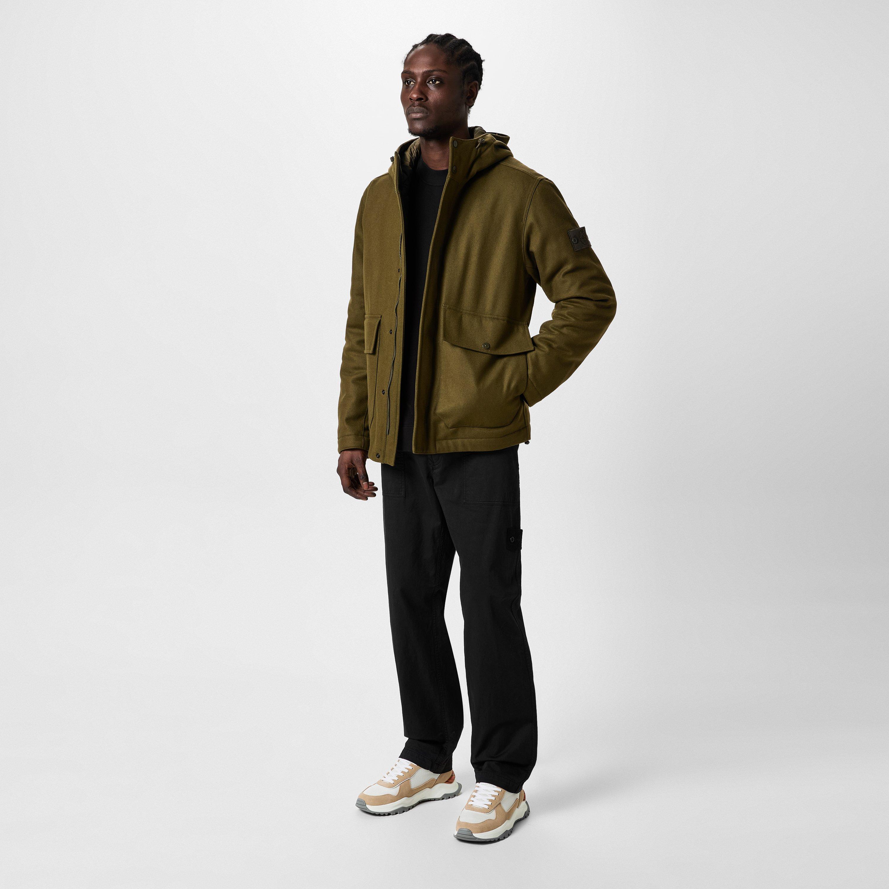 Verde Mil V0054 - Stone Island Ghost - Men's Ghost Long Sleeve Field Jacket - 4