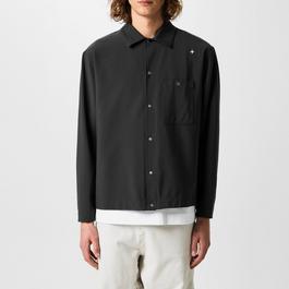 Stone Island Stellina Logo Embroidered Overshirt