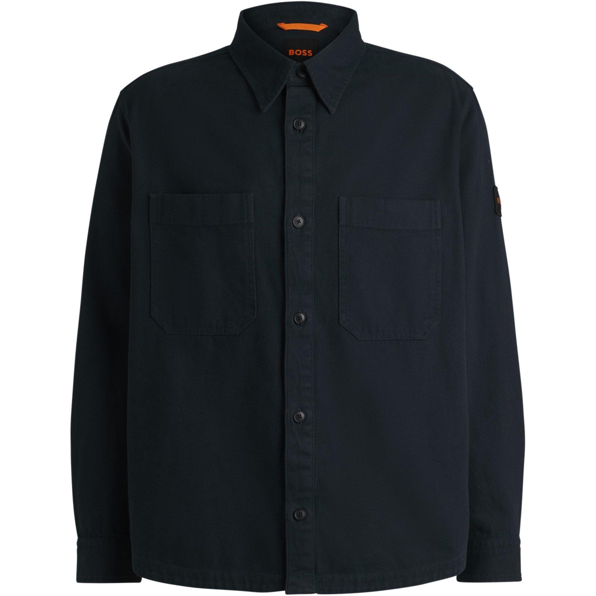 Dark Blue 404 - Boss - Men's Lerato M Contemporary Overshirt