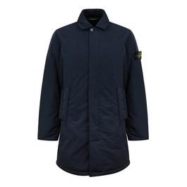 Stone Island 44346 Hyper Dense Nylon Twill Mid Length Coat