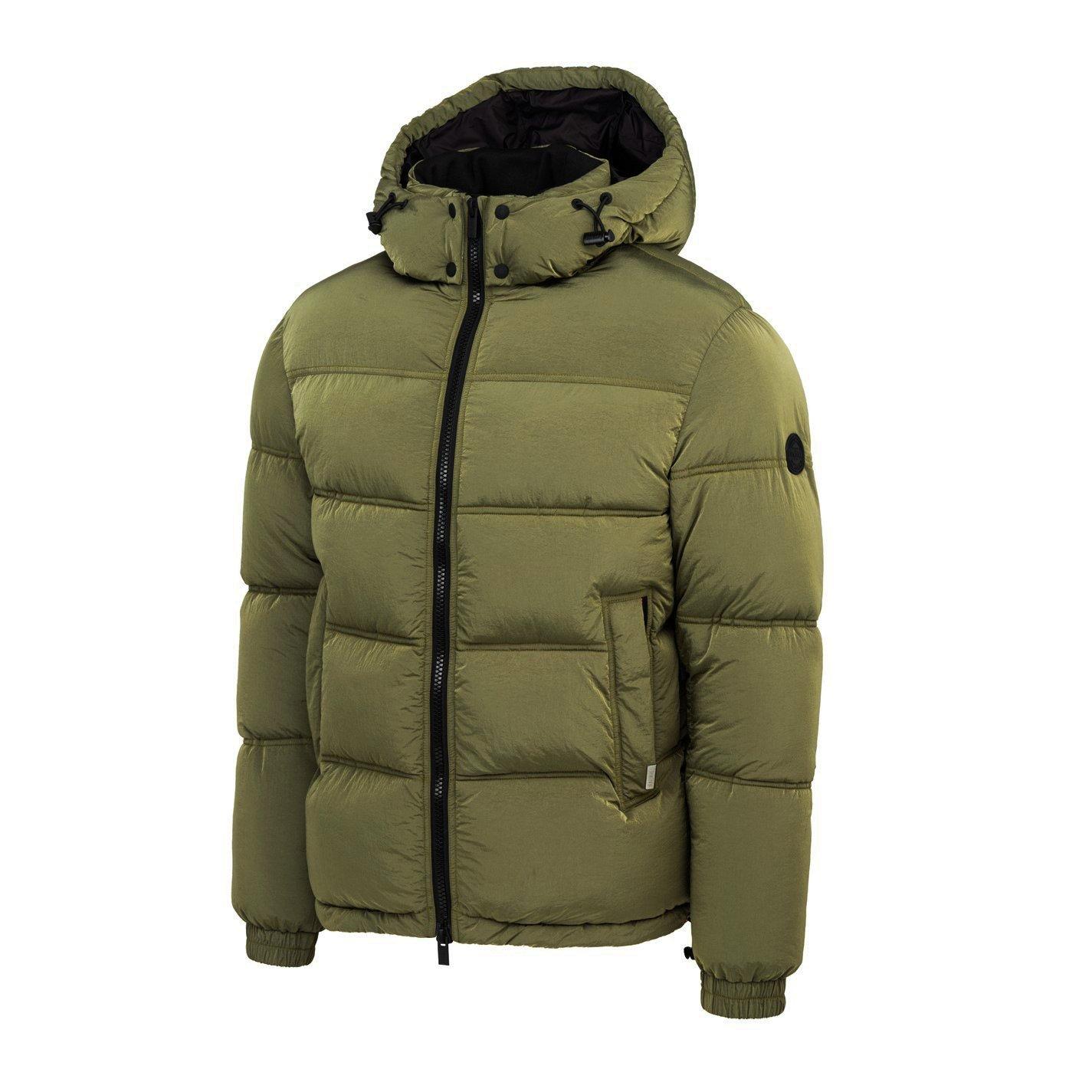 Bos - Firetrap - Wind Resistant Water Resistant Detachable Hood Short Puffer Jacket - 9