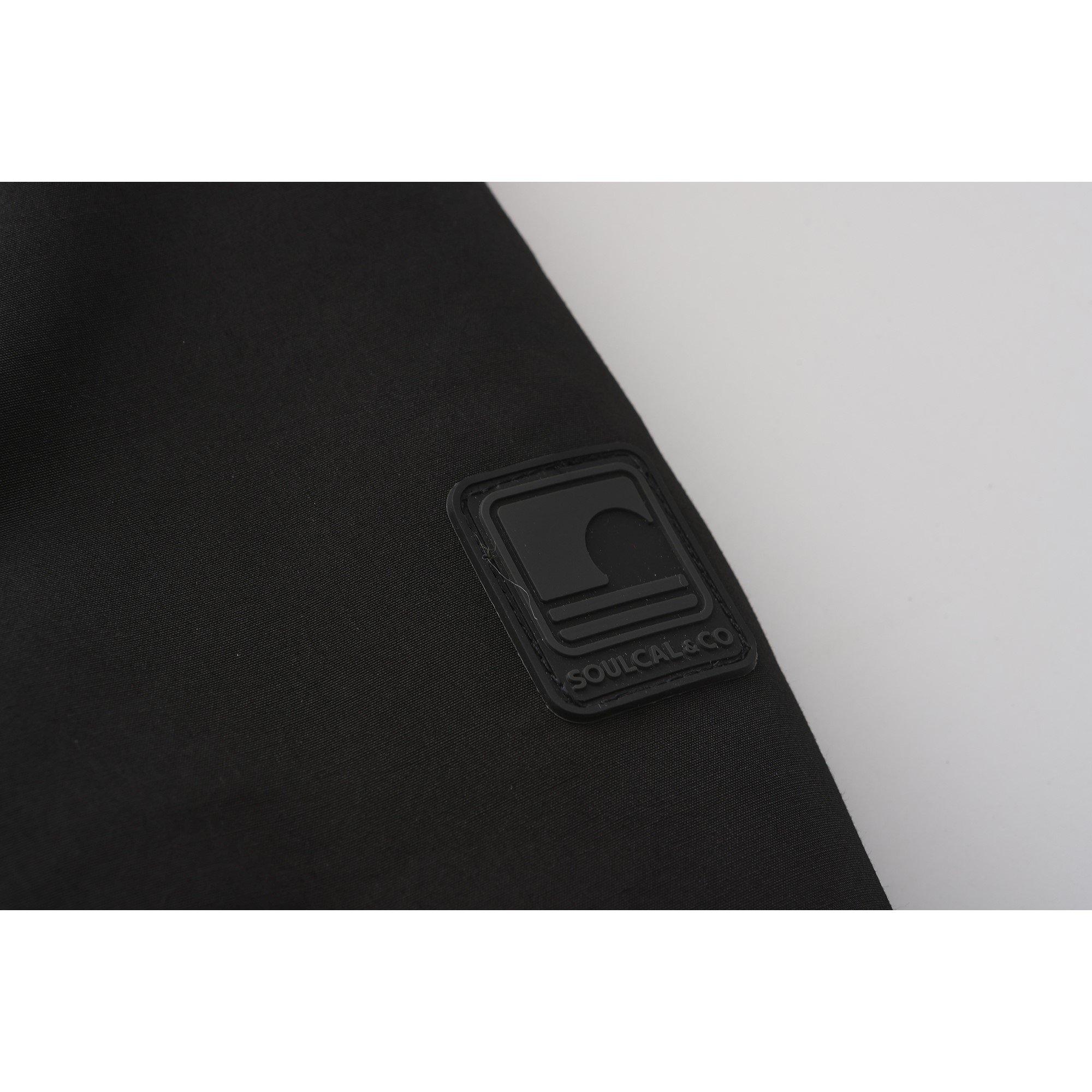 Schwarz - SoulCal - Padded Parka Jacket Mens - 8